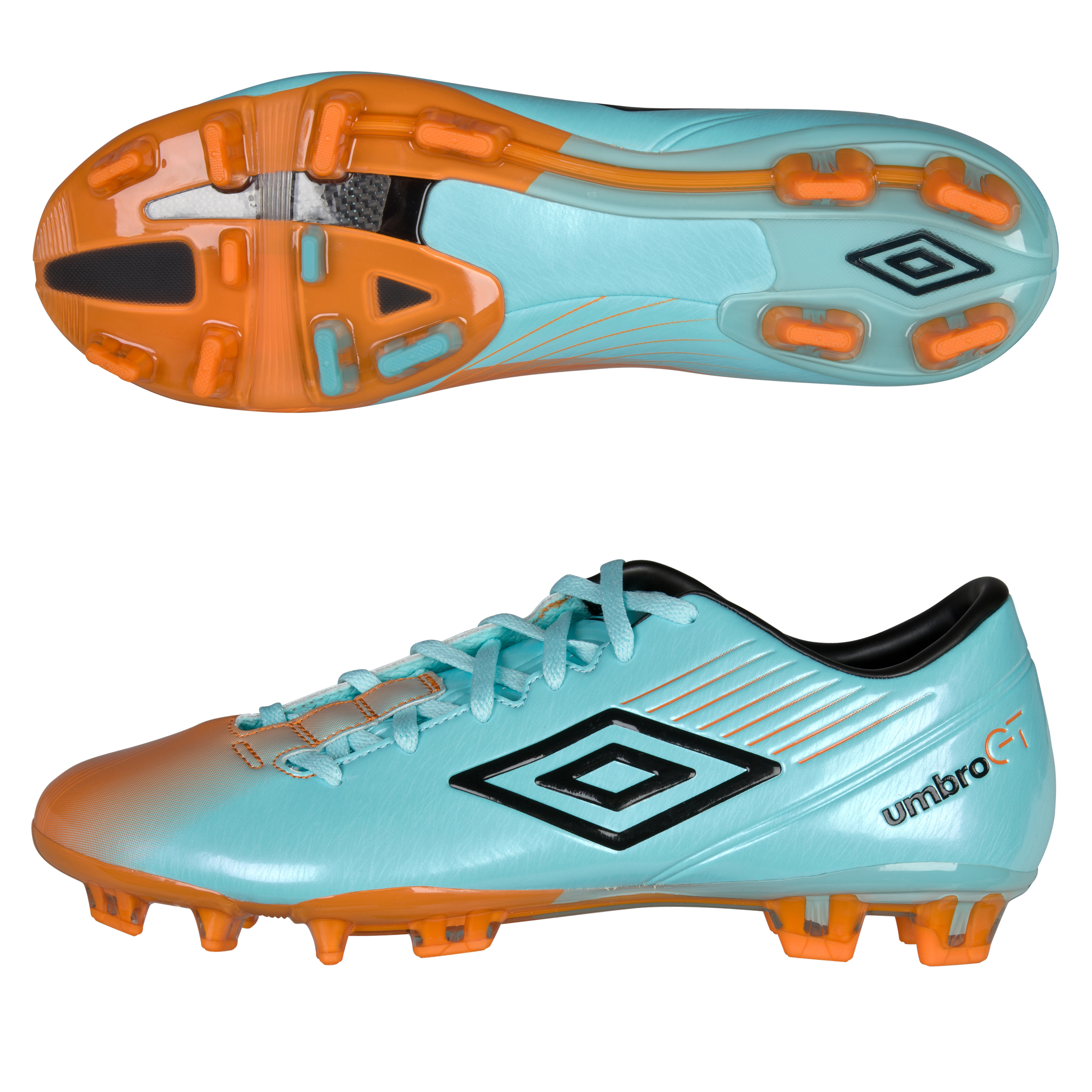 Umbro Gt II Pro-A Fg - Blue Radiance / Black / Orange Popsicle
