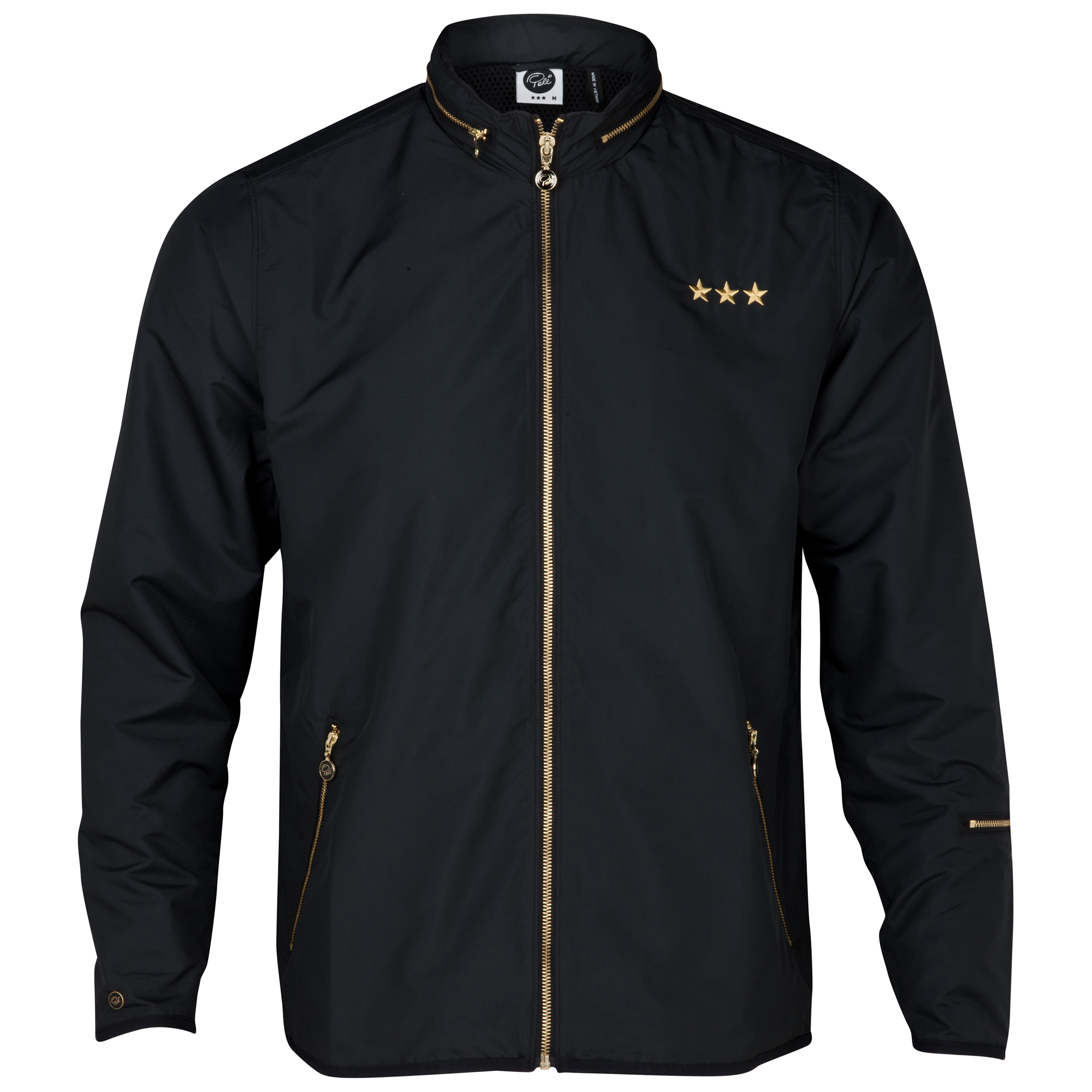 Pele Sports Gold Wind Jacket - Black Anthracite