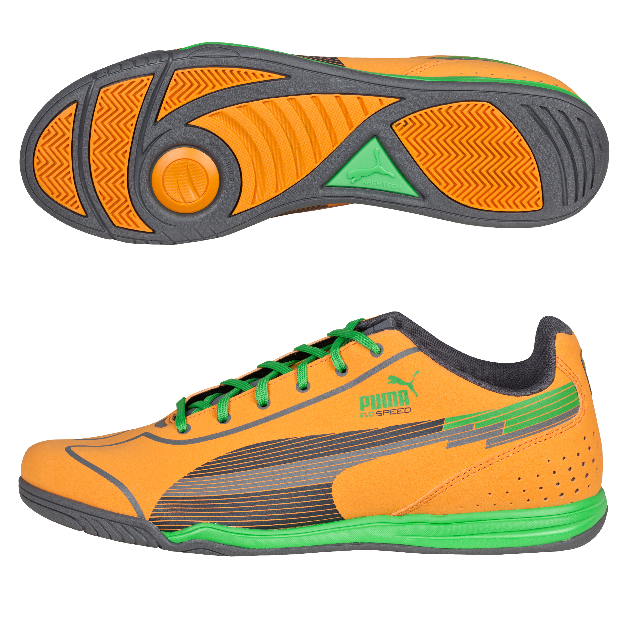 Evospeed Star Trainer Flame Orange/Team Charcoal/Classic Green