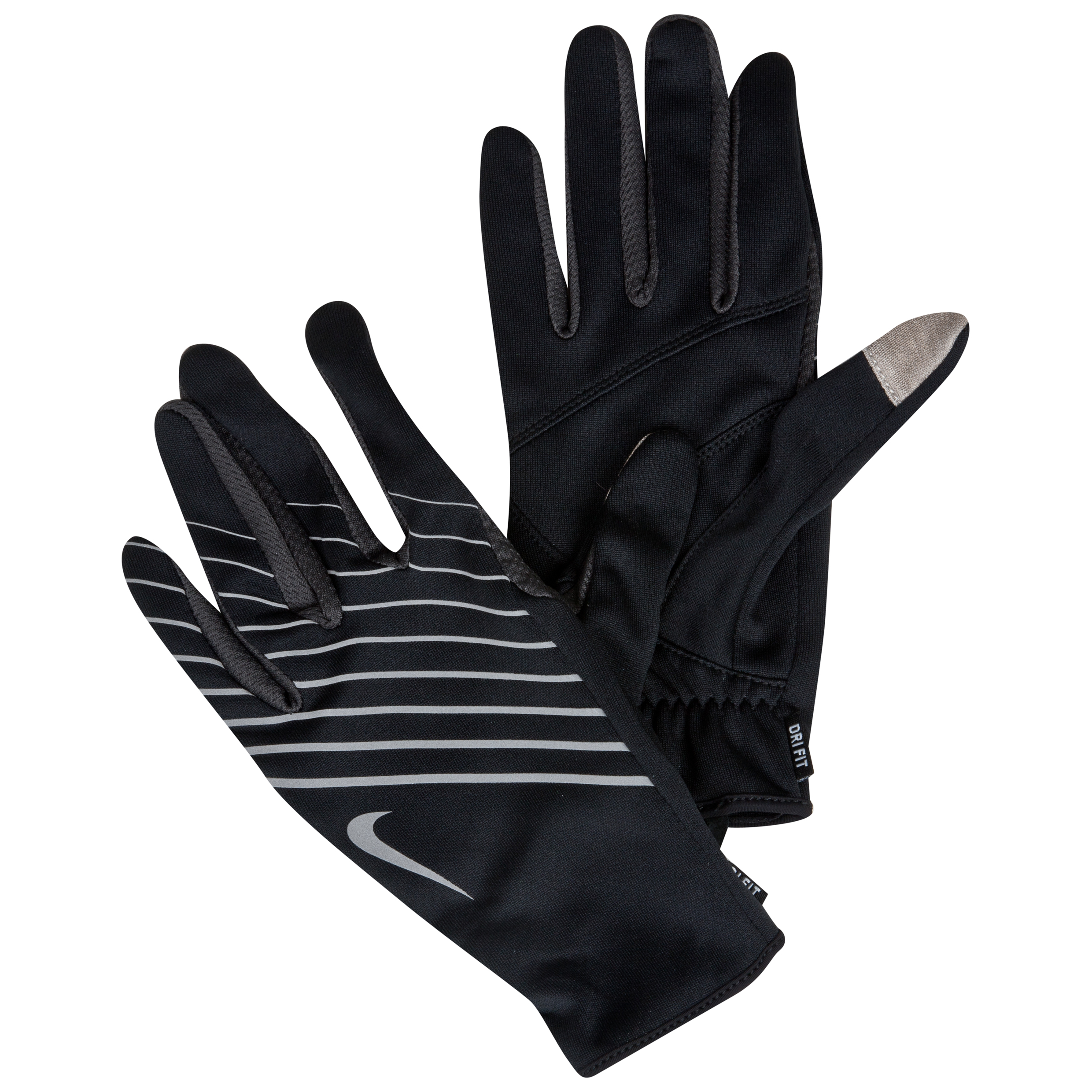 Nike Lightweight Tech Run Gloves - Black/Anthracite - Womens