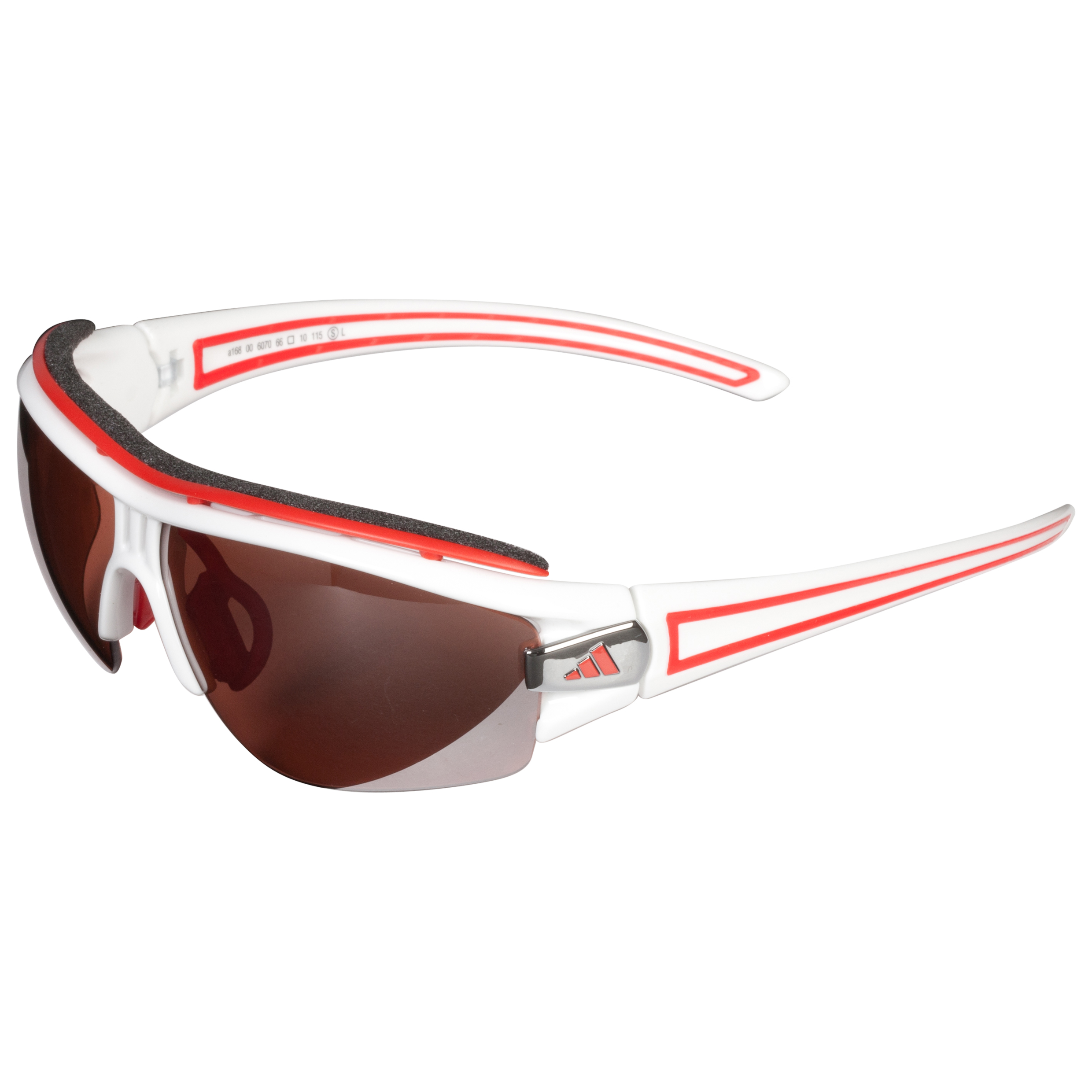 Adidas Evil Eye Halfrim Pro Sunglasses - White/Red - Small