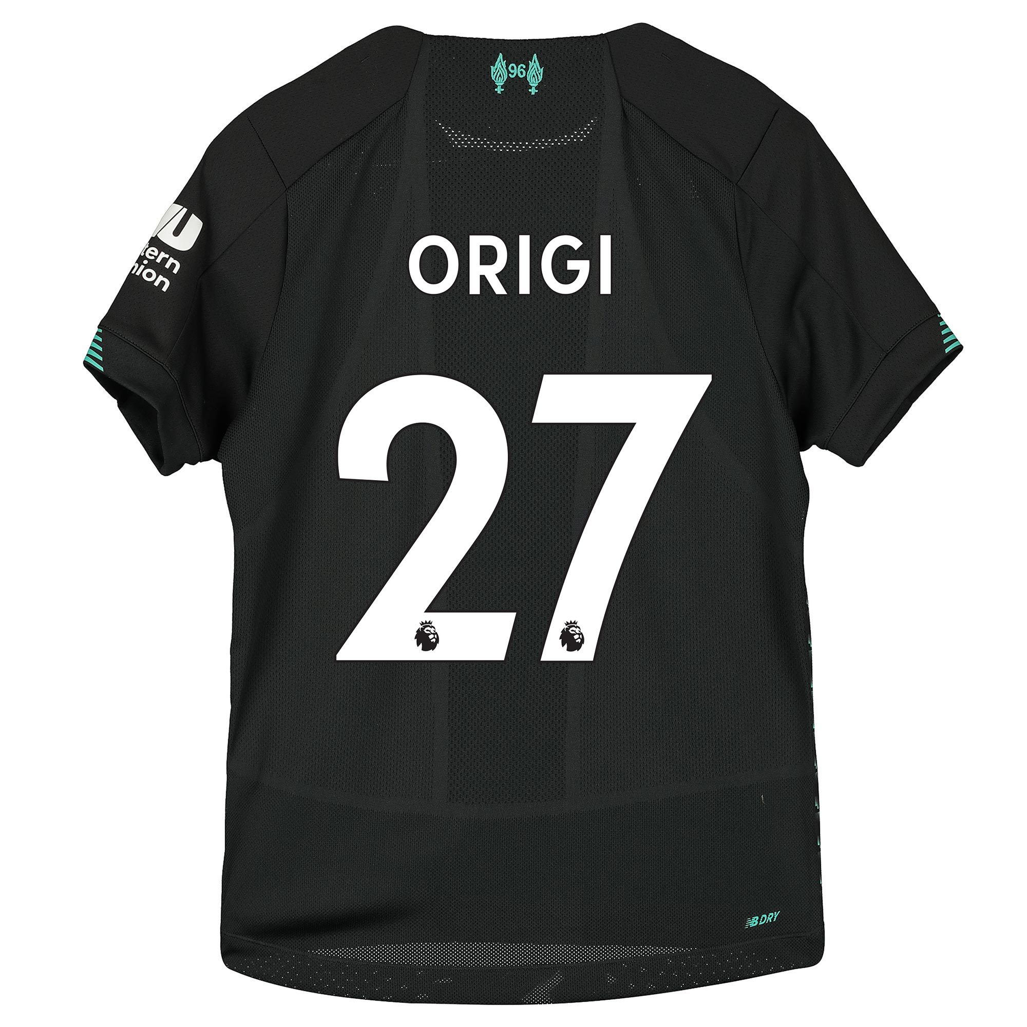 Liverpool Third Shirt 2019-20 - Kids with Origi 27 printing