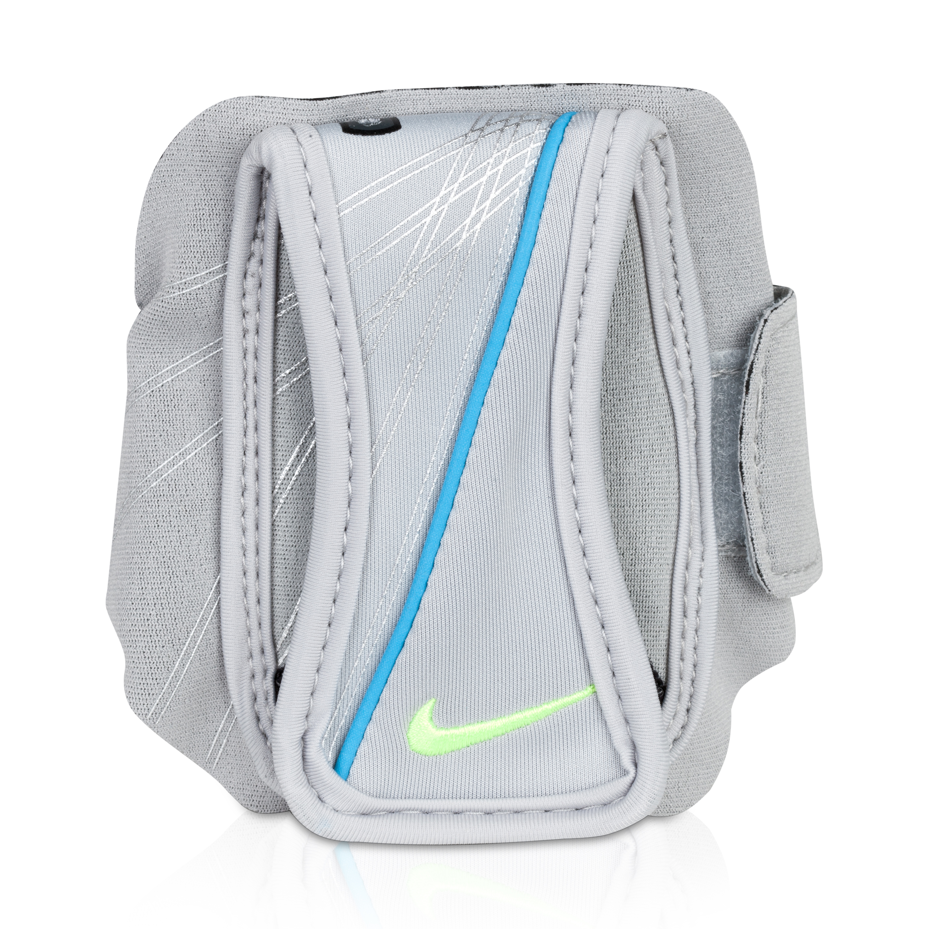 Nike Running Arm Wallet/Phone Case - Wolf Grey/Blue Glow/Volt