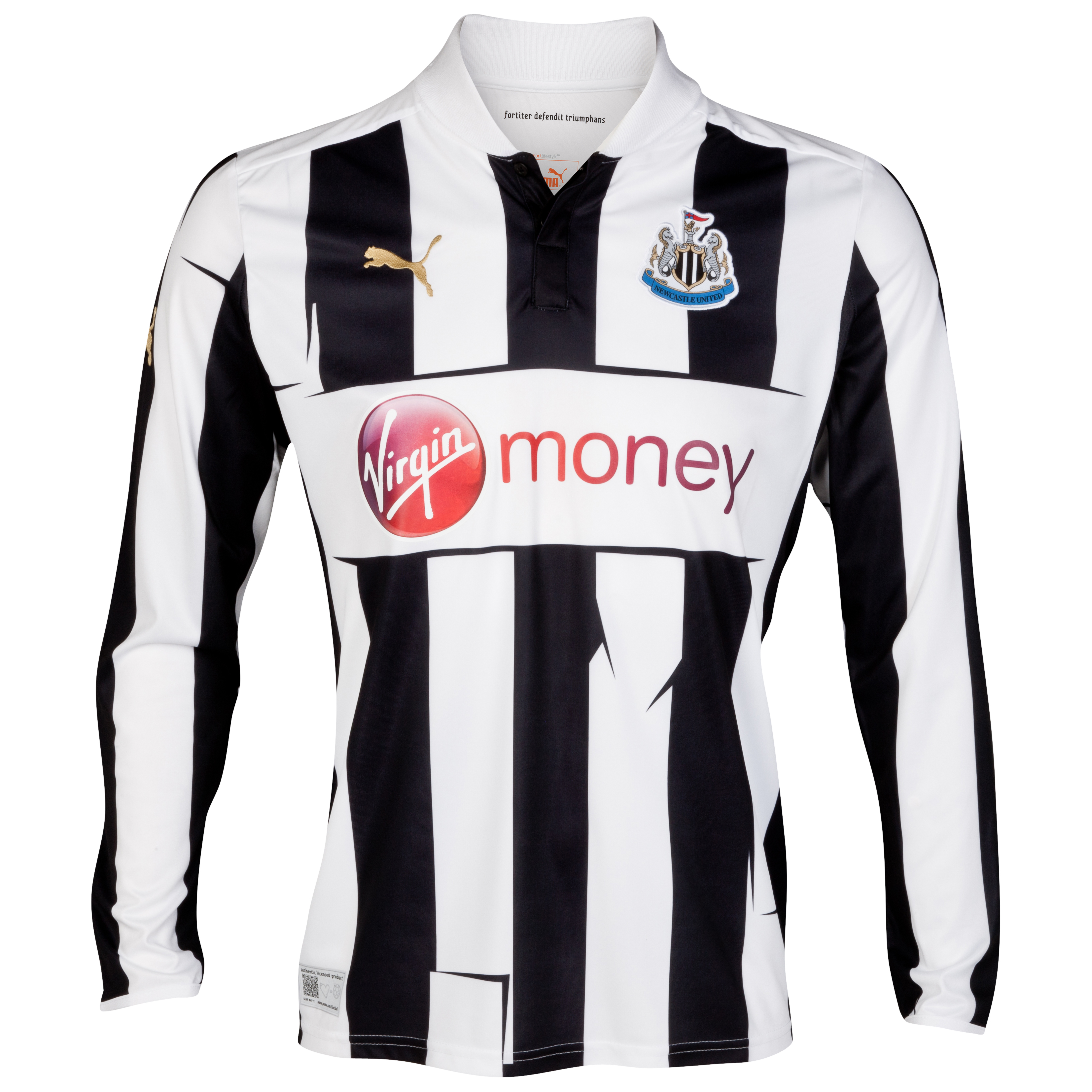 Newcastle United Home Shirt 2012/13 Long Sleeve