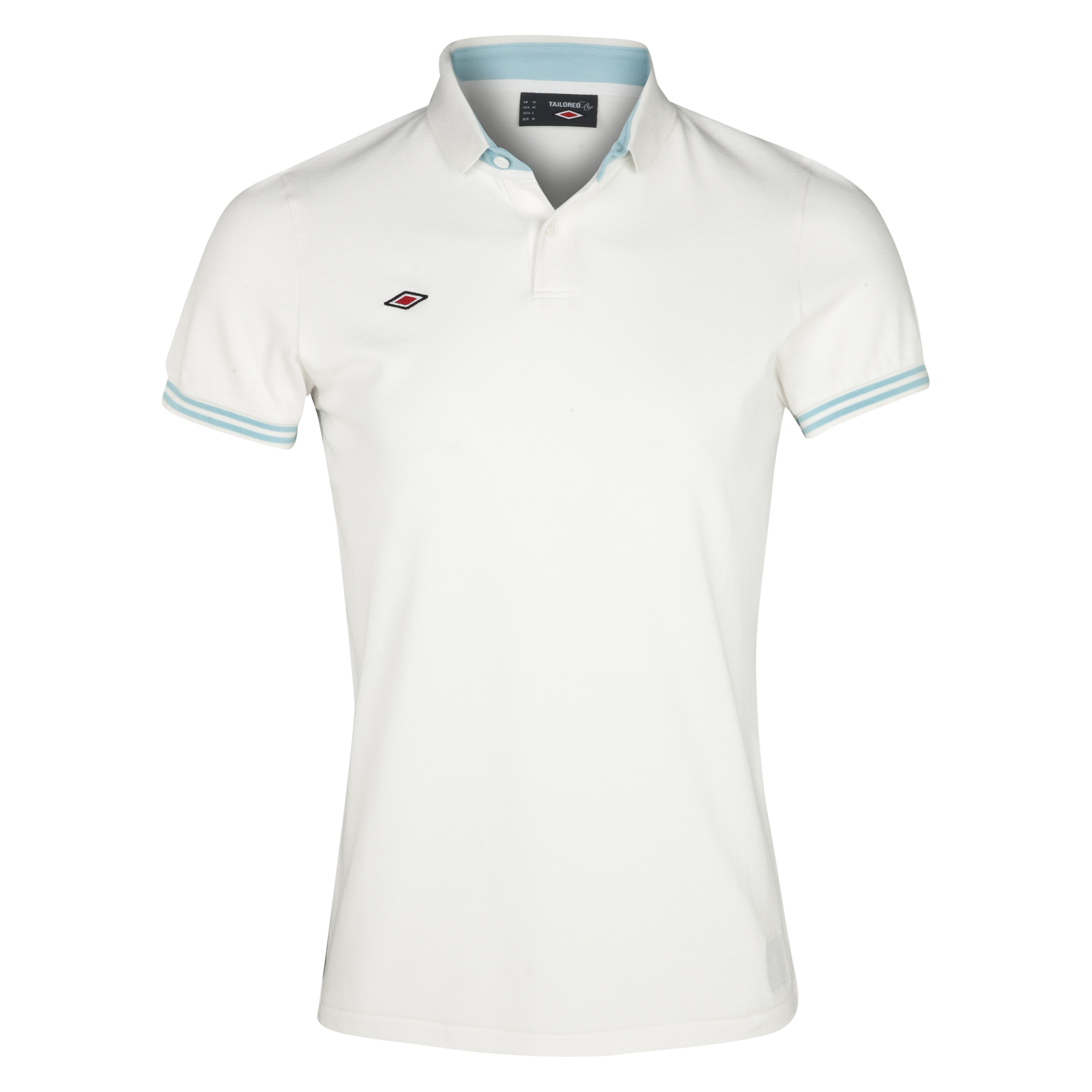 Umbro Pique Polo - Ecru/Porcelain Blue