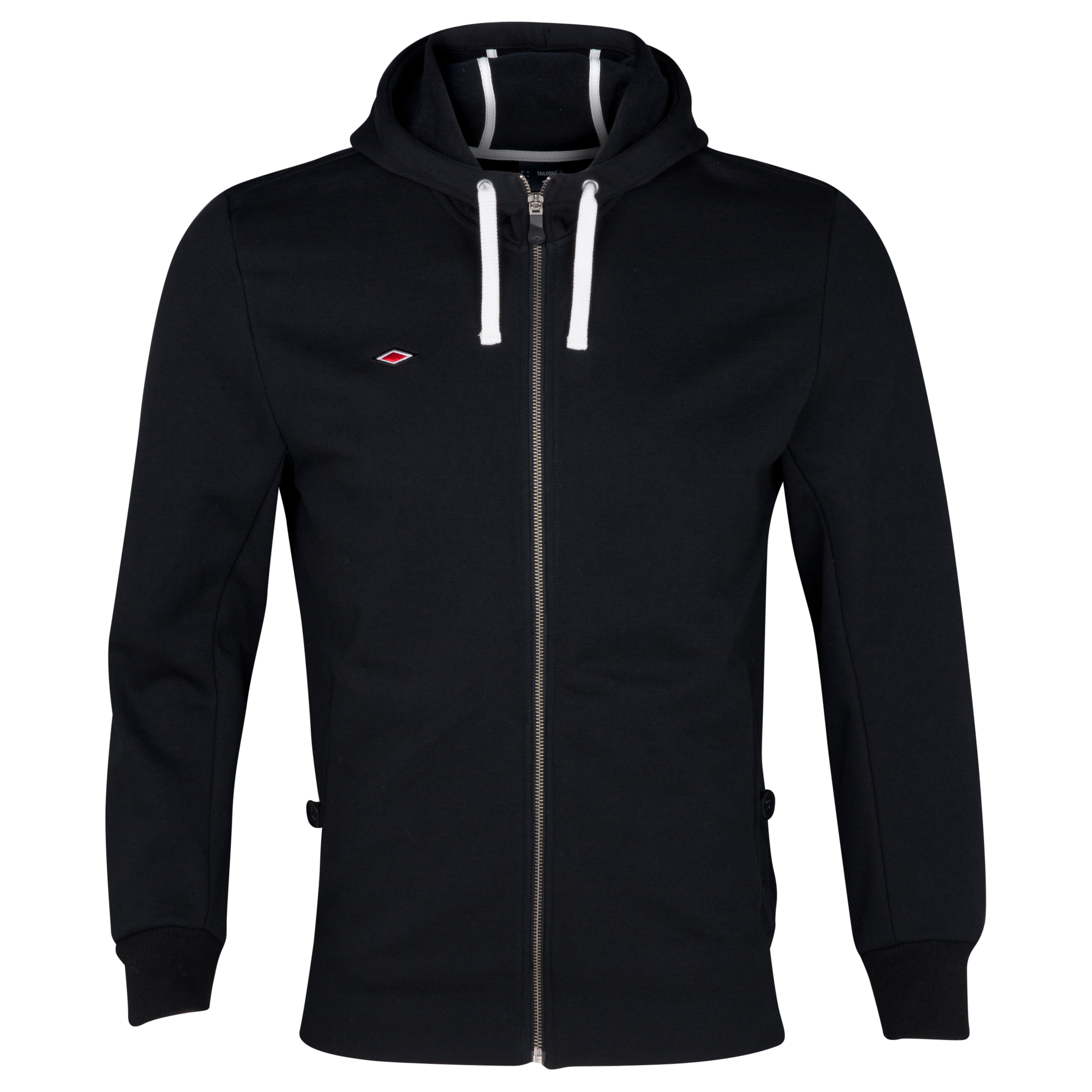Umbro Full Zip Hooded Sweatshirt - Black