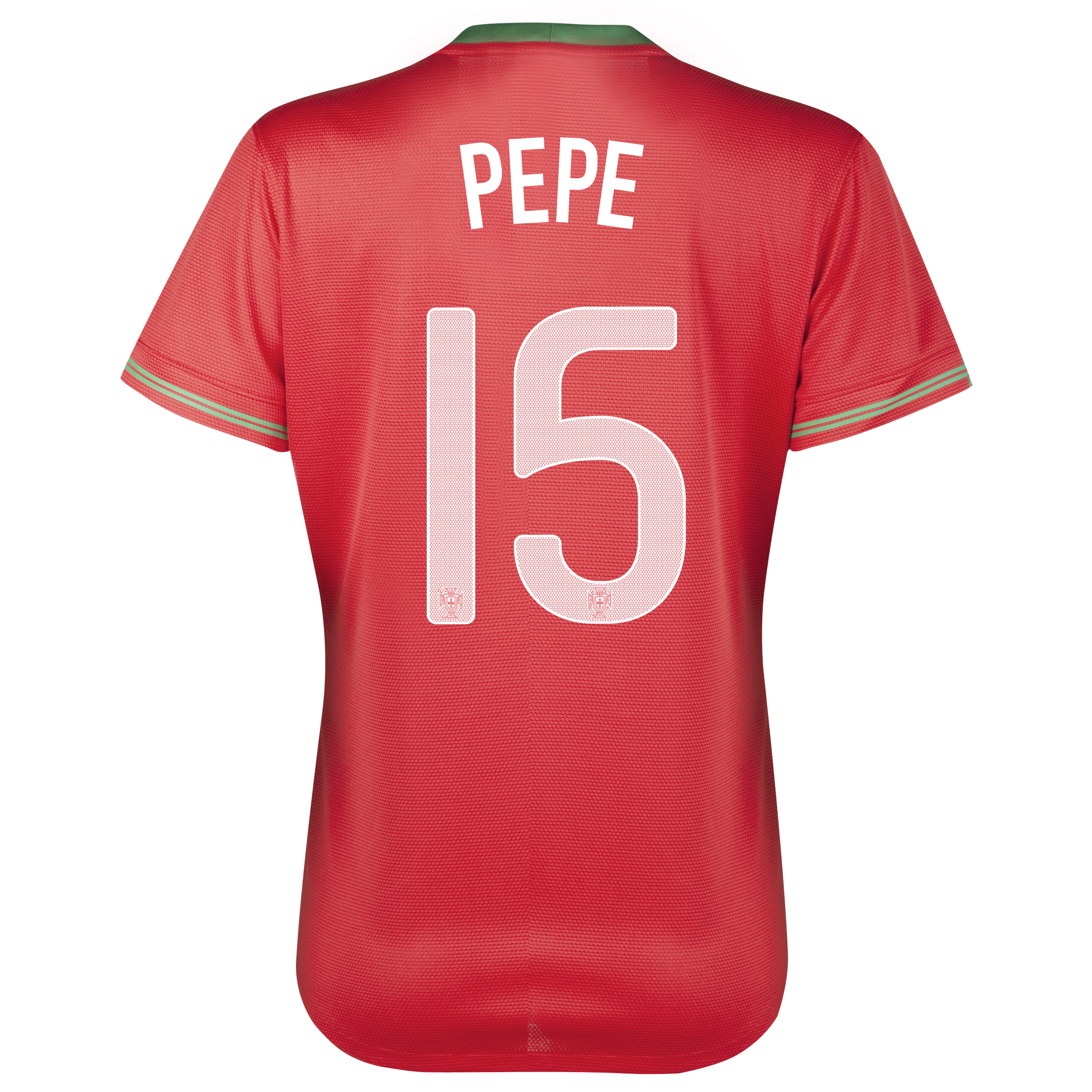Portugal Home Shirt 2012/13 - Womens with Pepe 15 printing