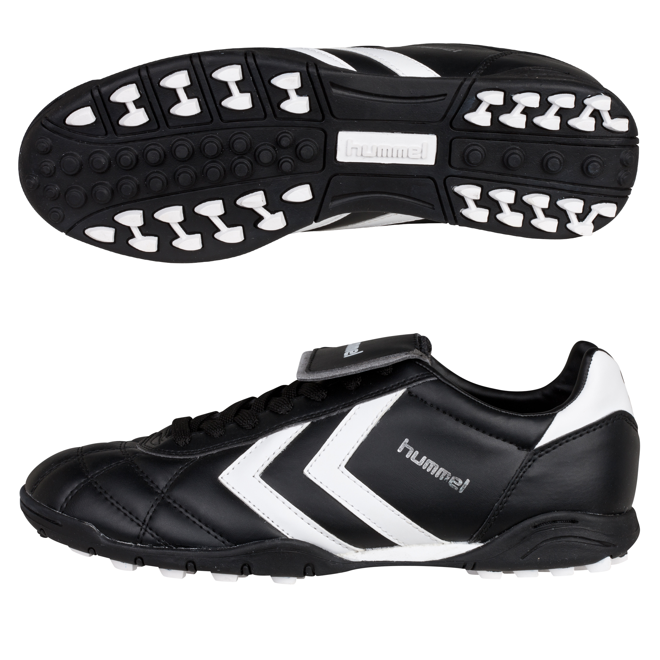Hummel Old School Star Astro Turf Trainers - Black/White