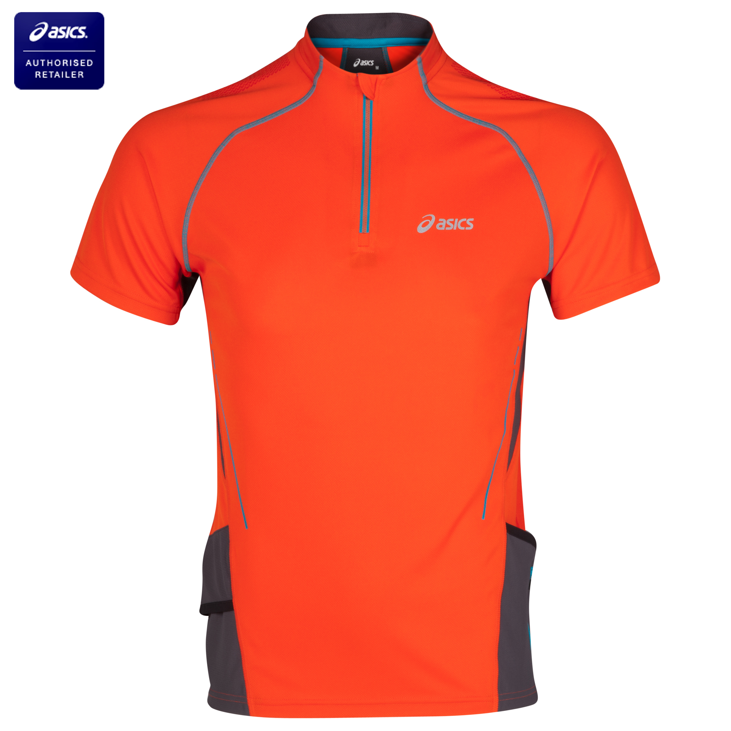 Asics Trail Zip Top - Cone Orange