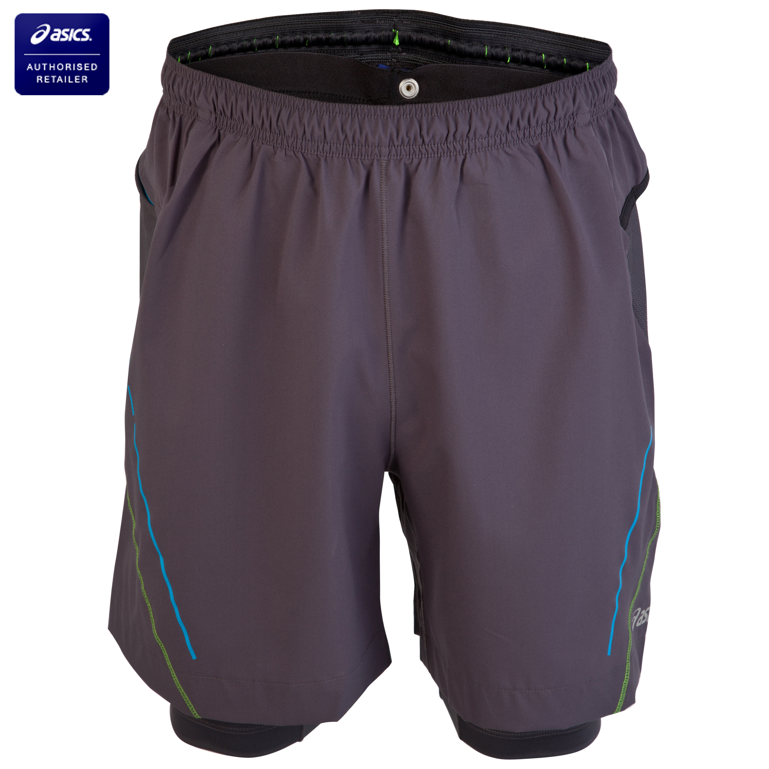 Asics Trail 2-in-1 Shorts - Iron