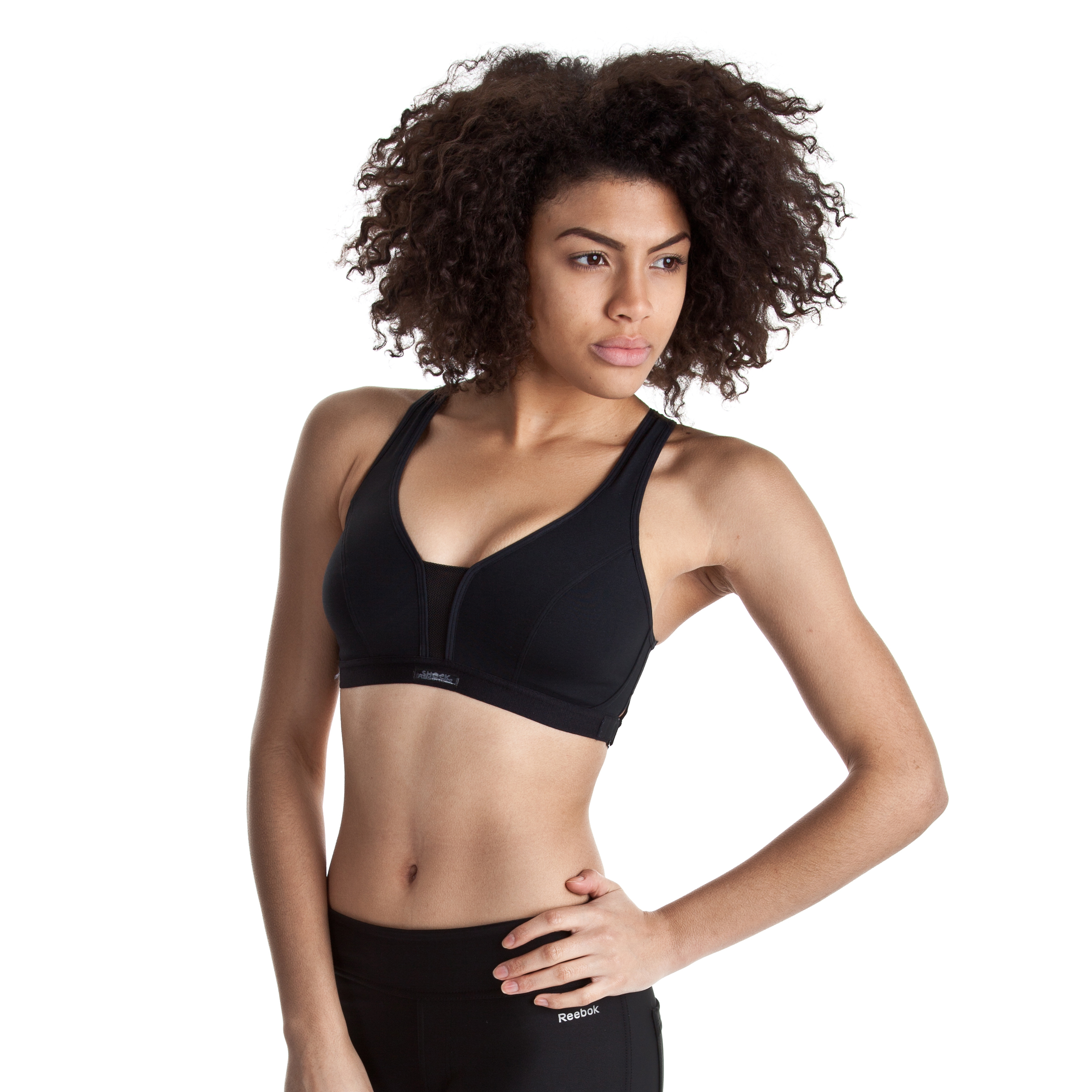 Shock Absorber Active Sports Plunge Bra - Black