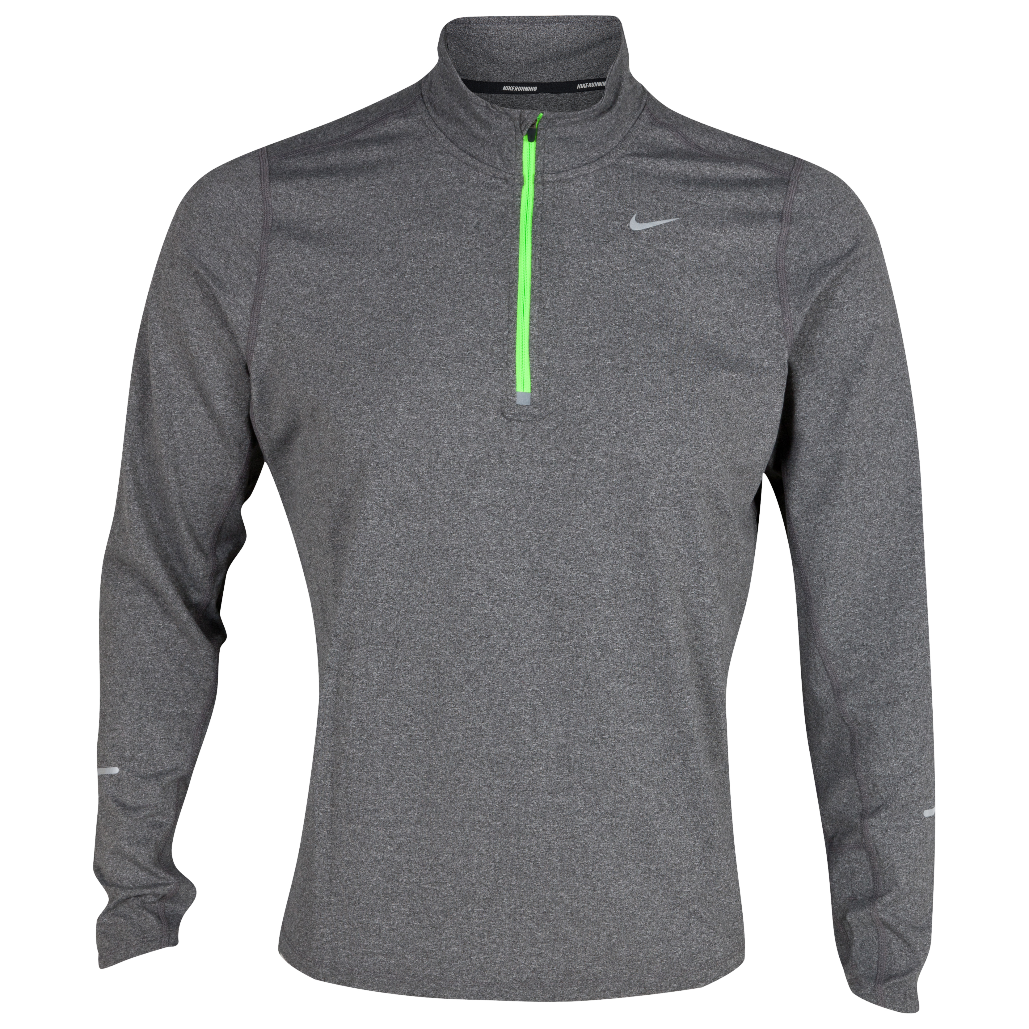 Nike Element 1/2 Zip Top - Black/Heather/Reflective Silver