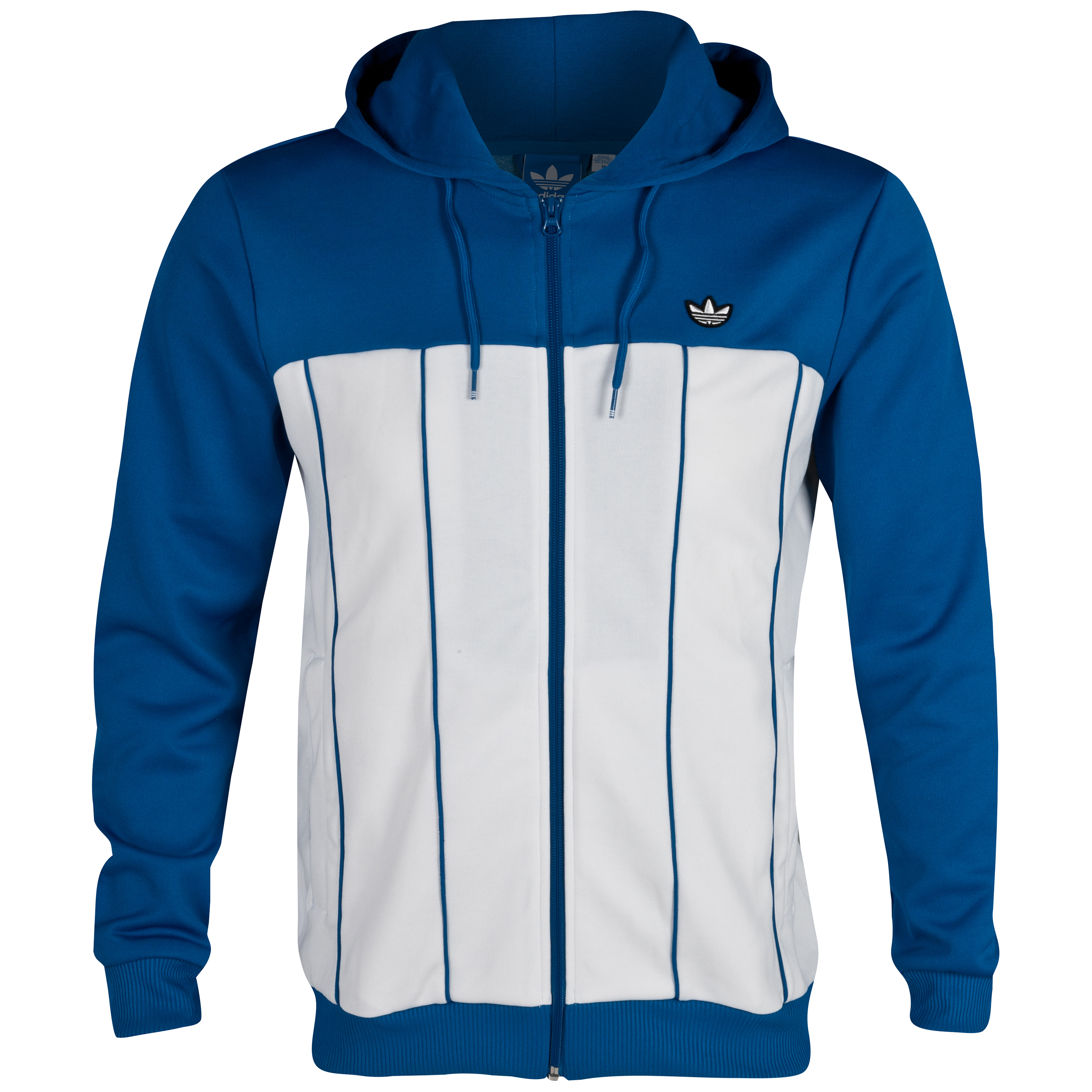 Originals Vintage Pinstripe Hood Track Top - Dark Royal /White Vapour
