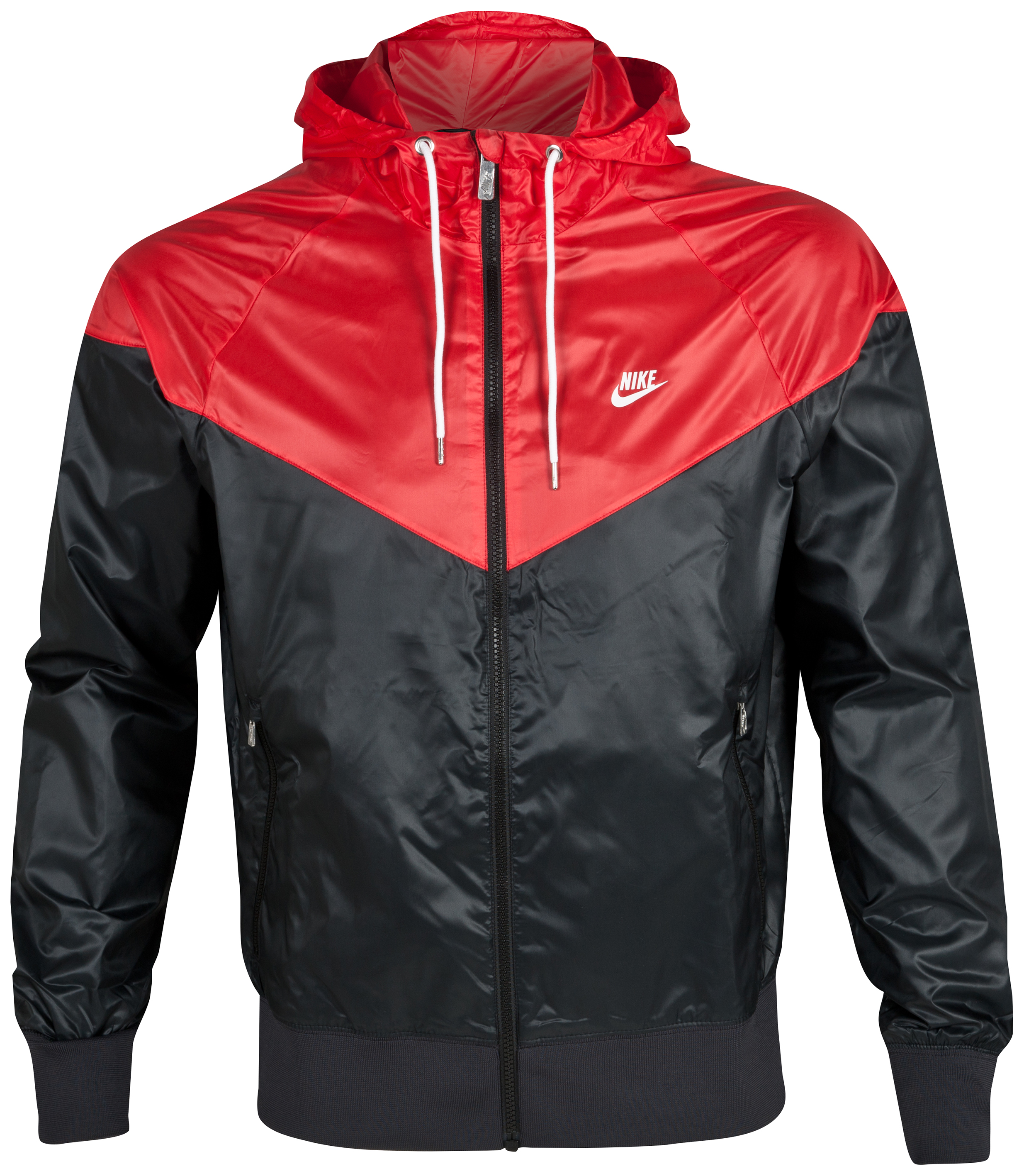 Nike Windrunner Jacket - Black/Gym Red/White