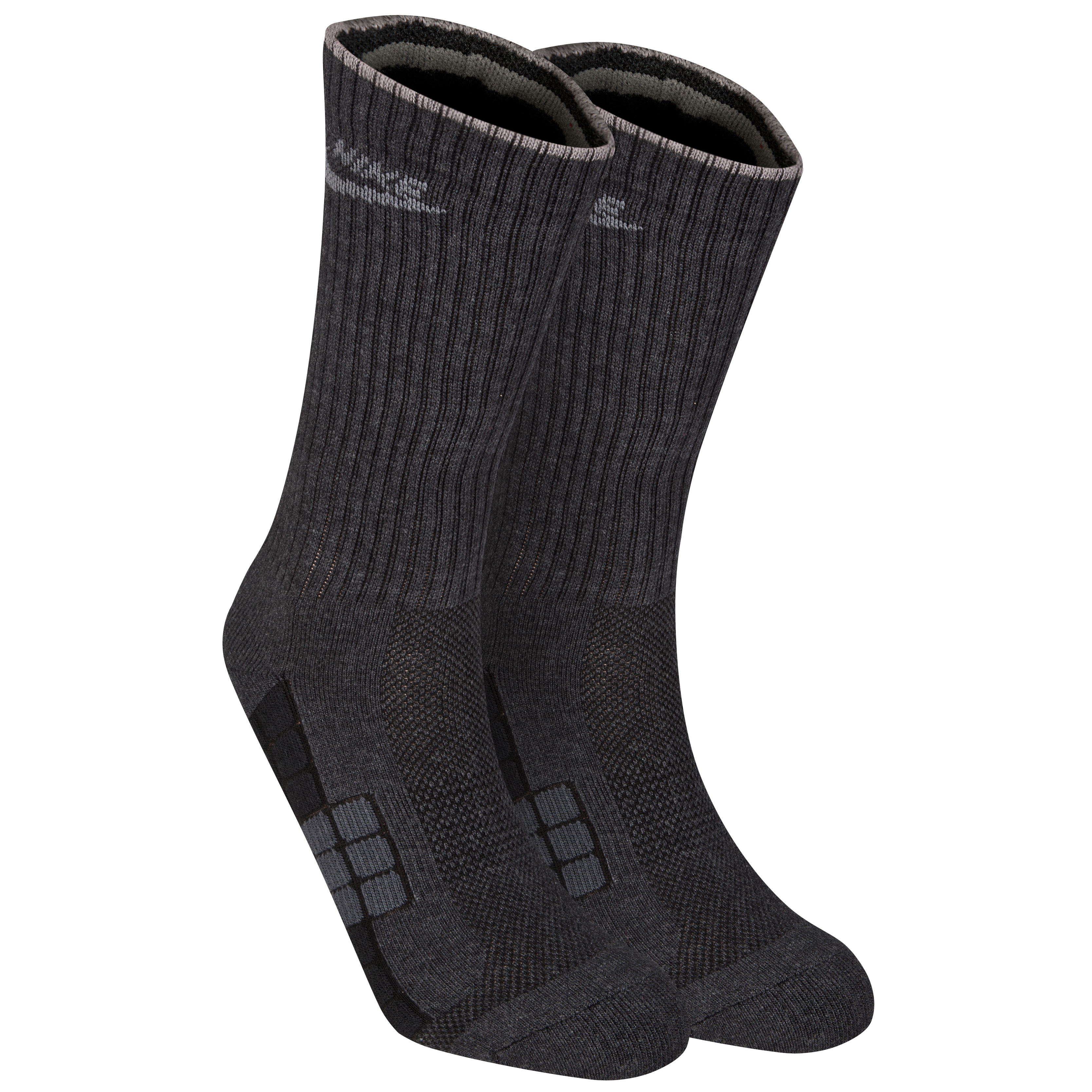 Nike NSW Waffle Crew Socks - Black/Heather/Dark Shadow