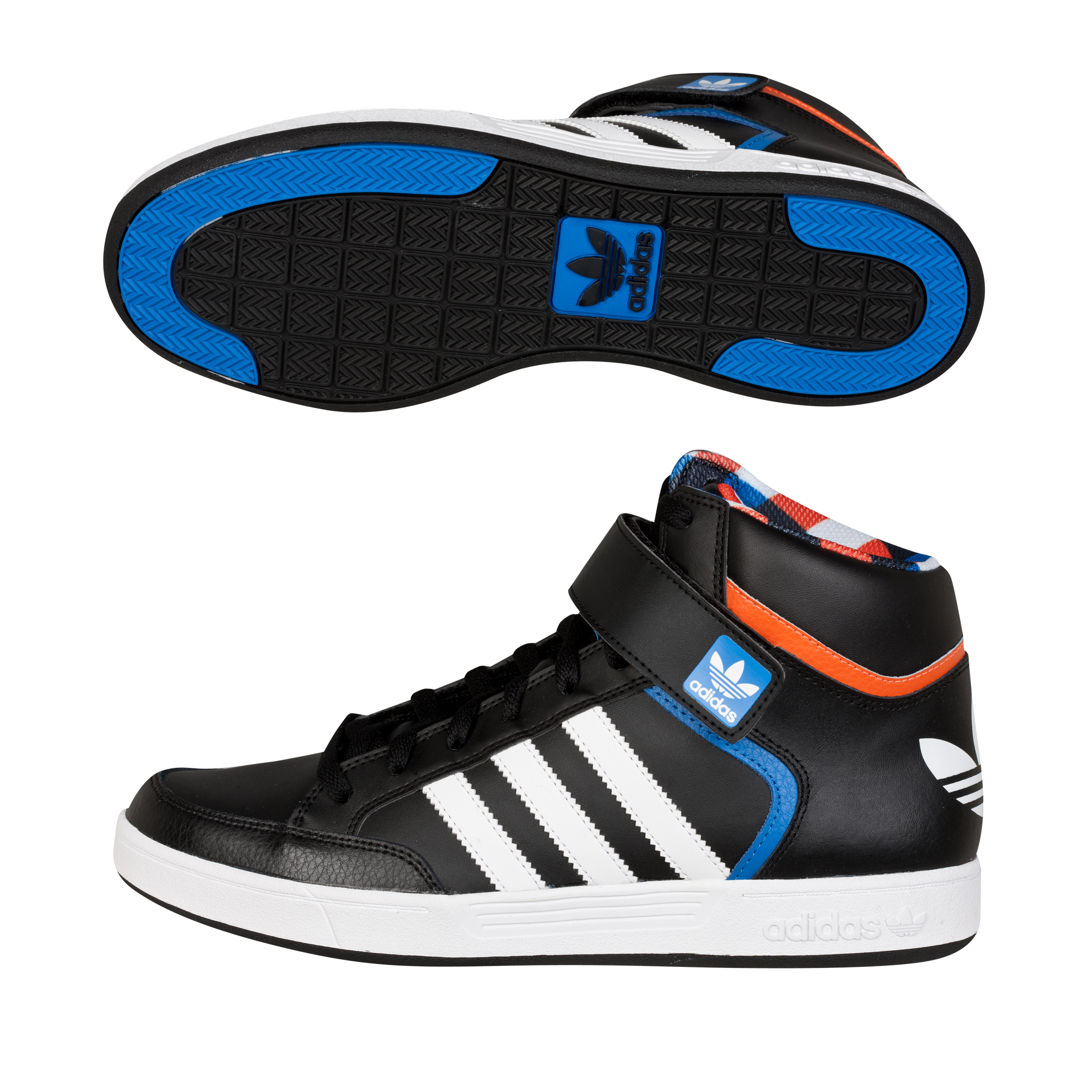 Originals Varial Mid Trainers - Black/Running White/Bluebird
