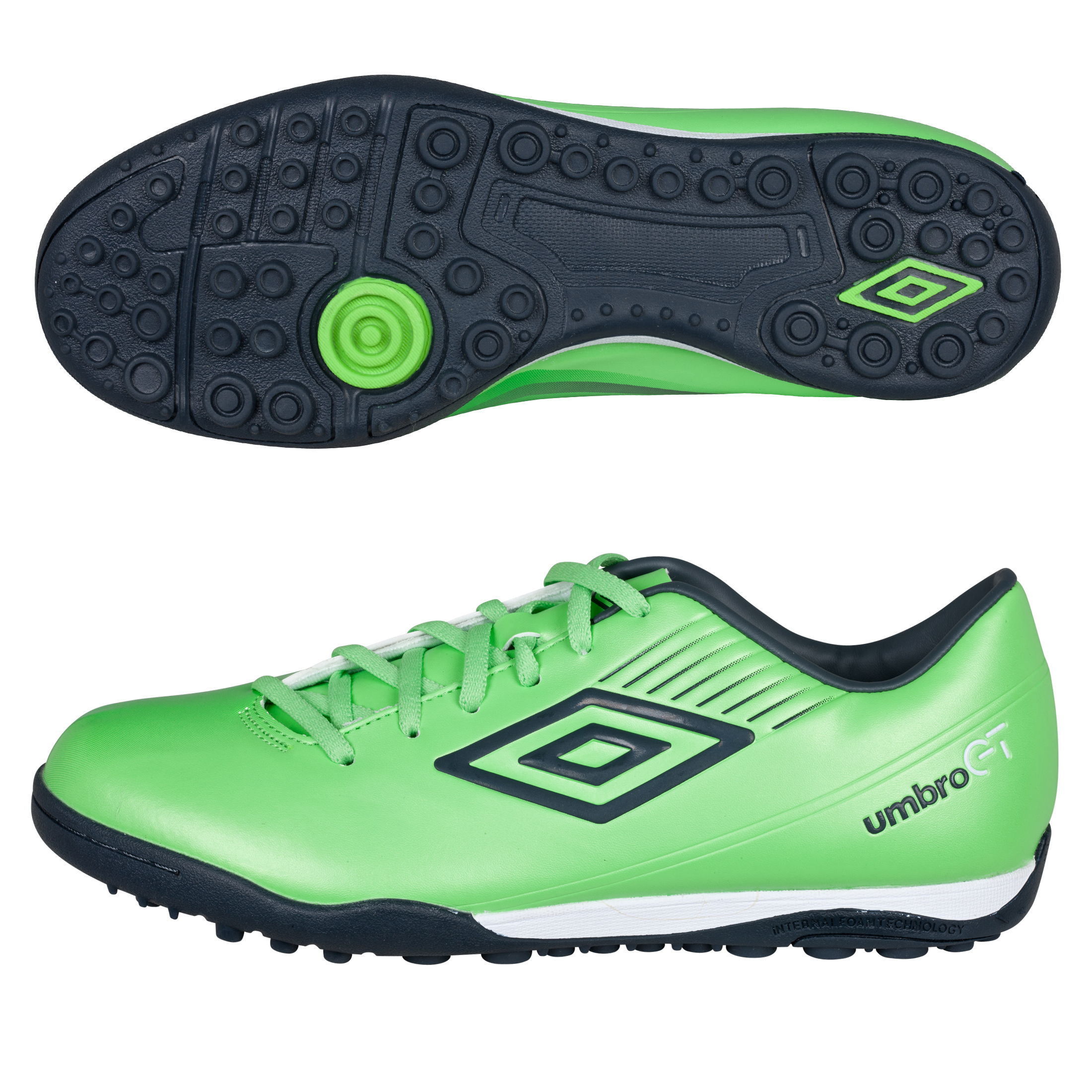 Umbro GT ll Cup Astroturf Trainers - Summer Green/Carbon/White