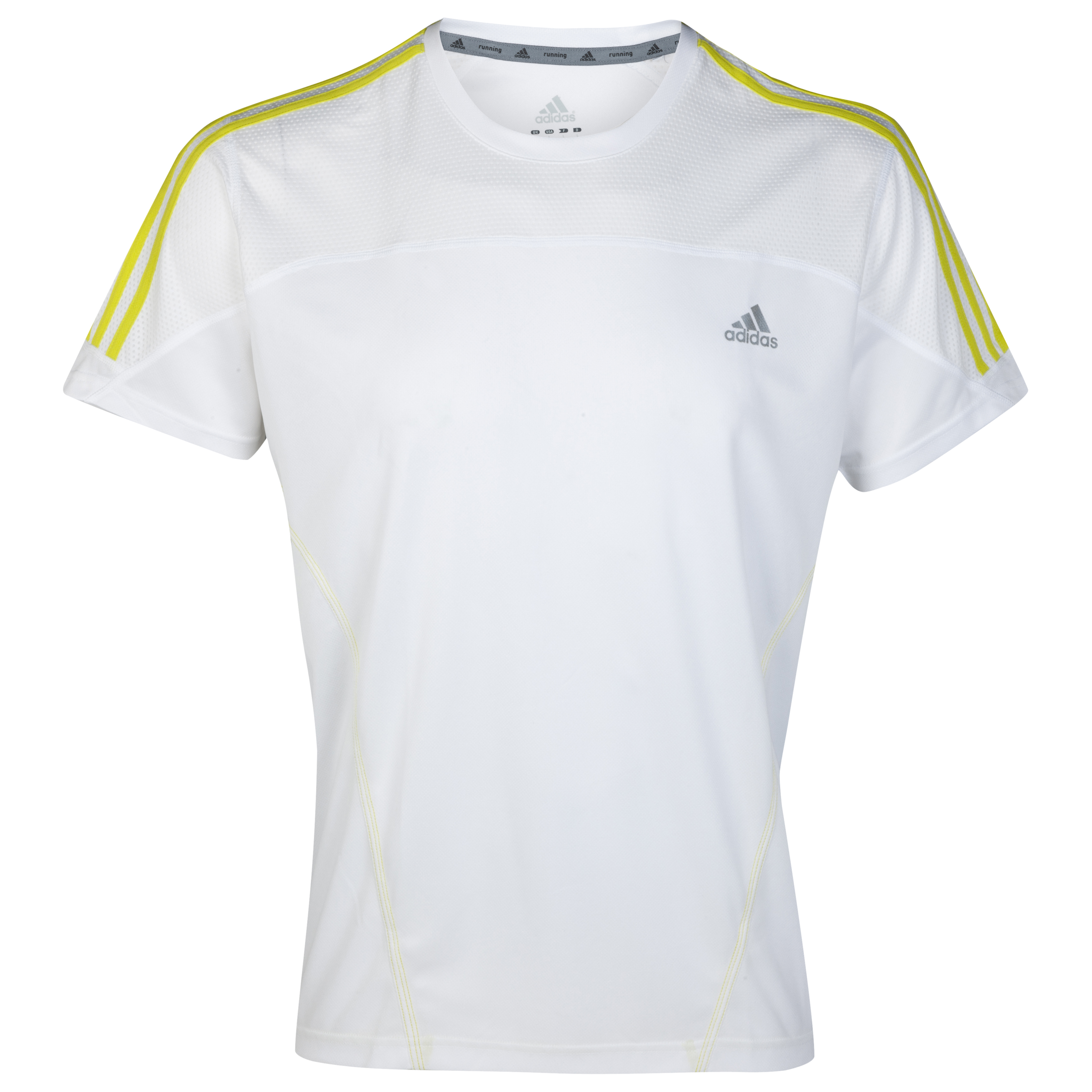 Adidas Response DS T-Shirt - White/Lab Lime