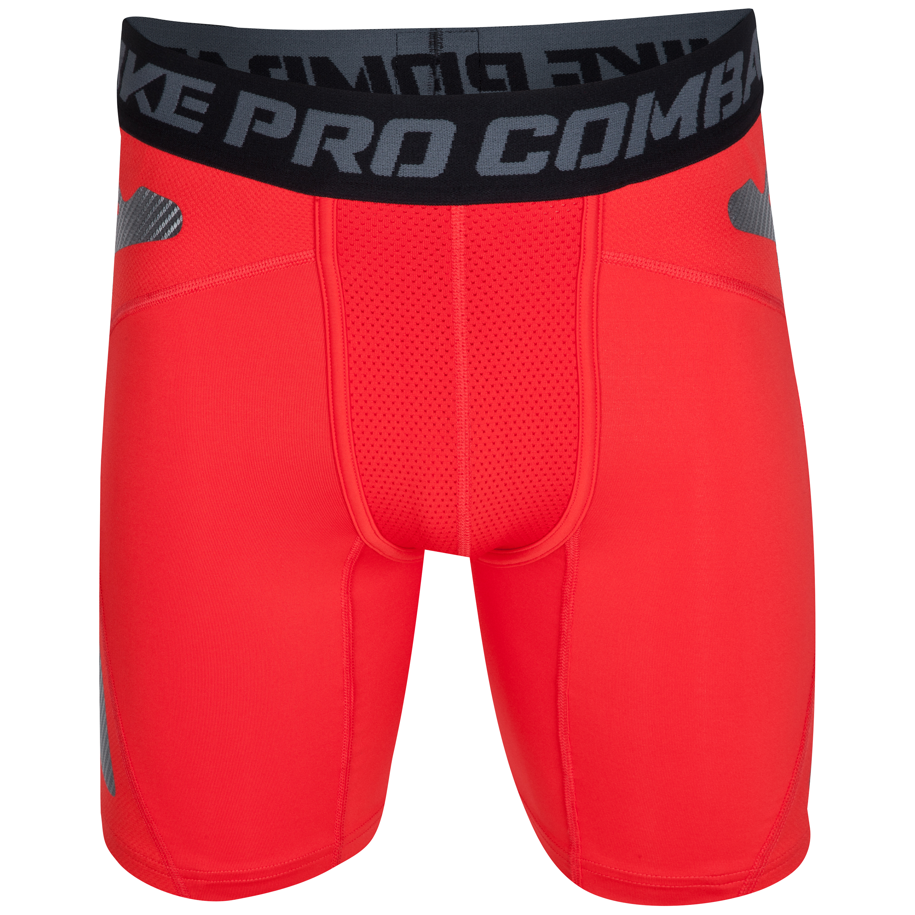 Nike Pro Combat Hyperstrong Slider Baselayer Shorts - Challenge Red/Challenge Red
