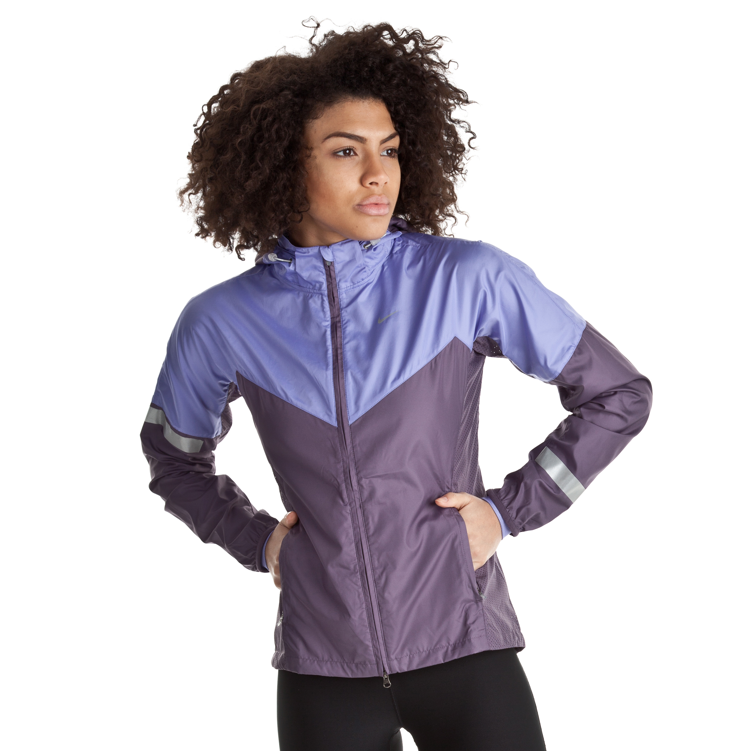 Nike Vapor Jacket - Dark Plum/Medium Violet/Reflective Silv - Womens