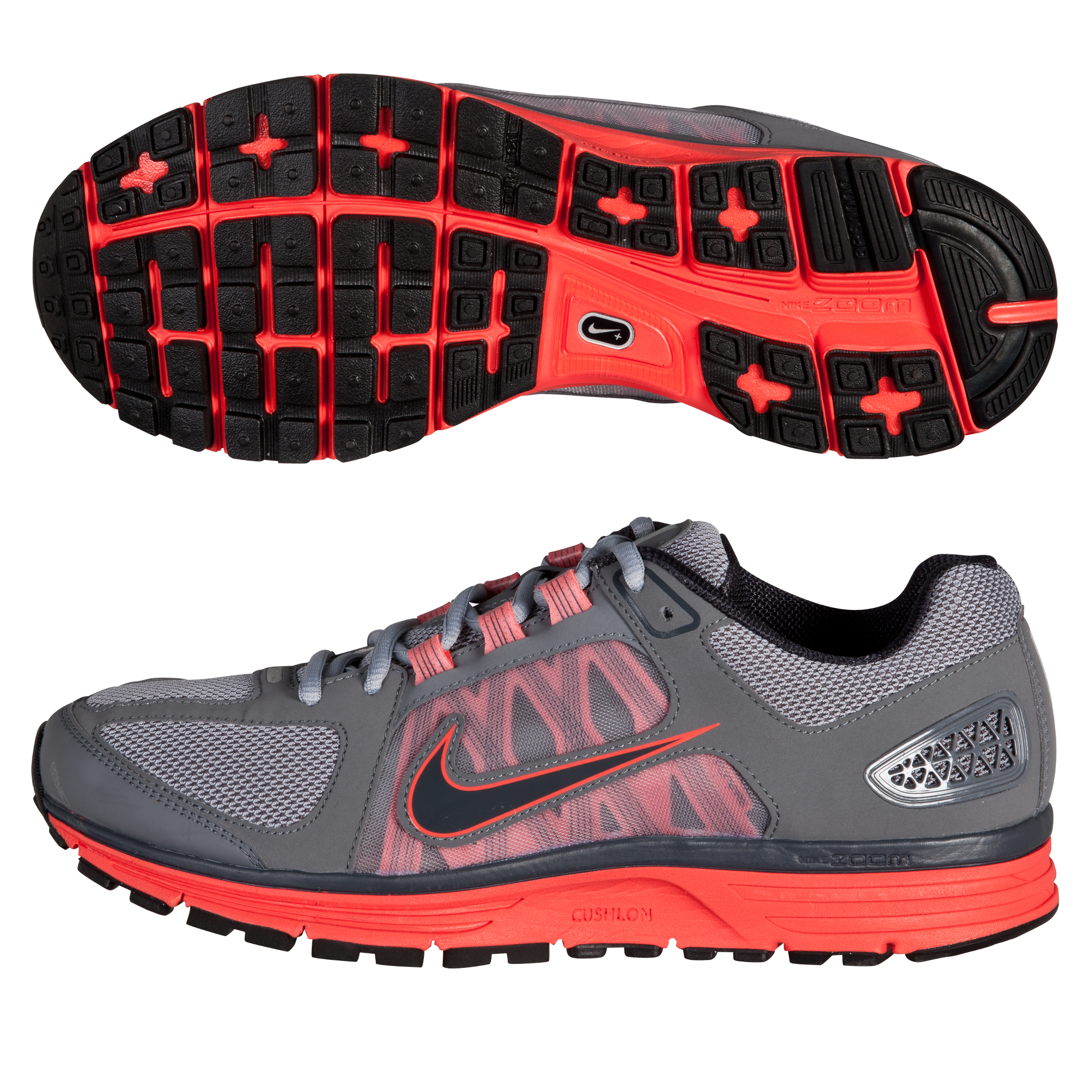 Nike Zoom Vomero+ 7 - Wlf Gry/Anthrct-Brght Crmsn-Cl - Womens