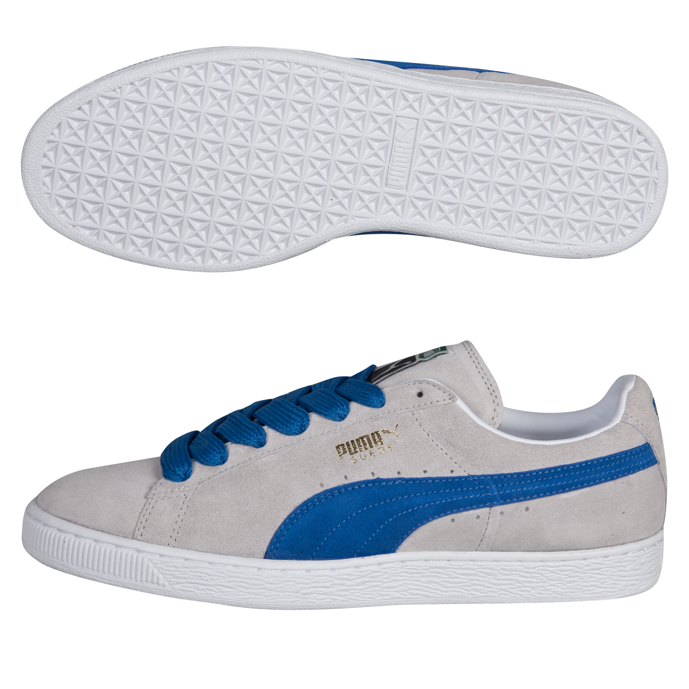 Puma Suede Classic Eco - Limestone Gray/Puma Royal
