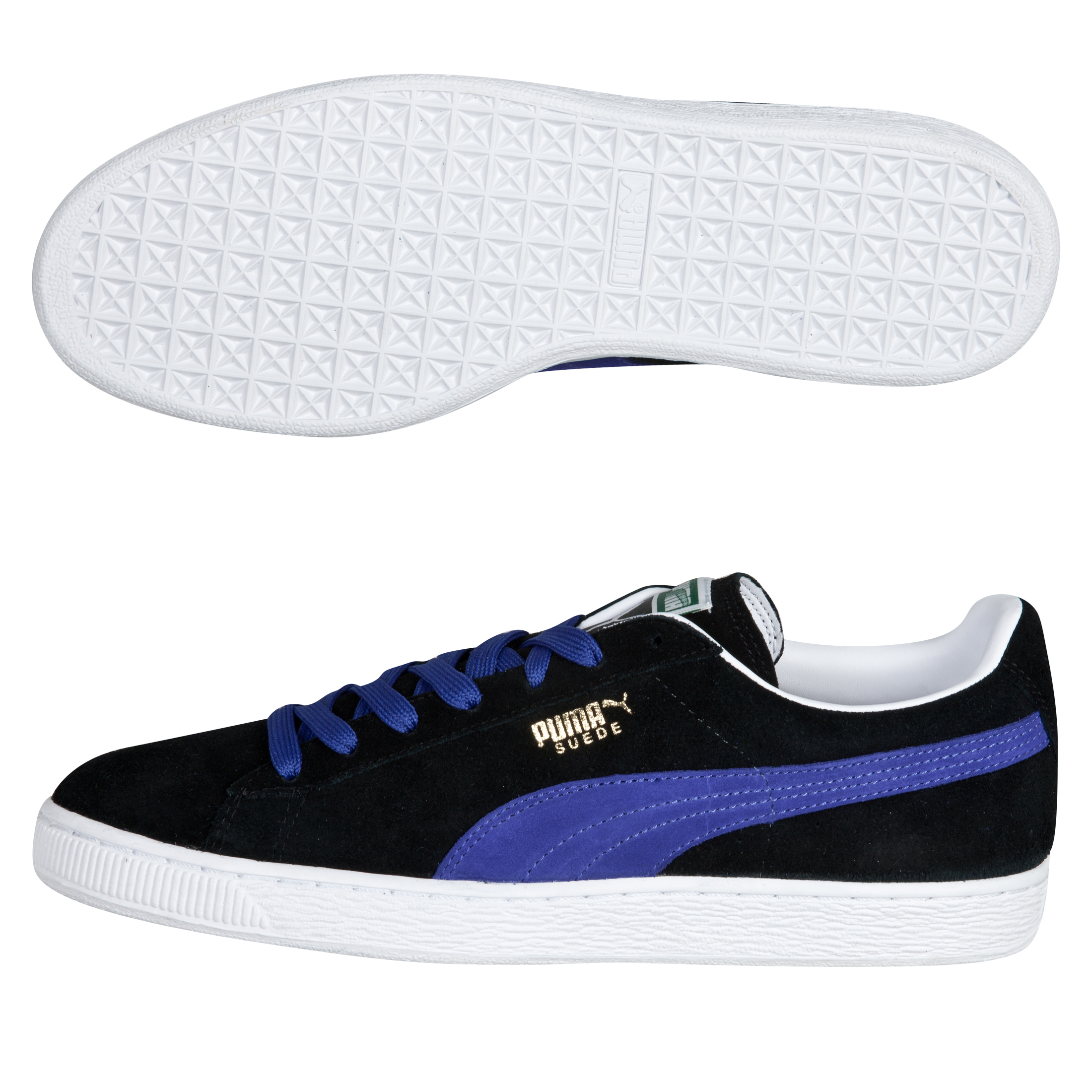 Puma Suede Classic Eco - Black/Spectrum Blue