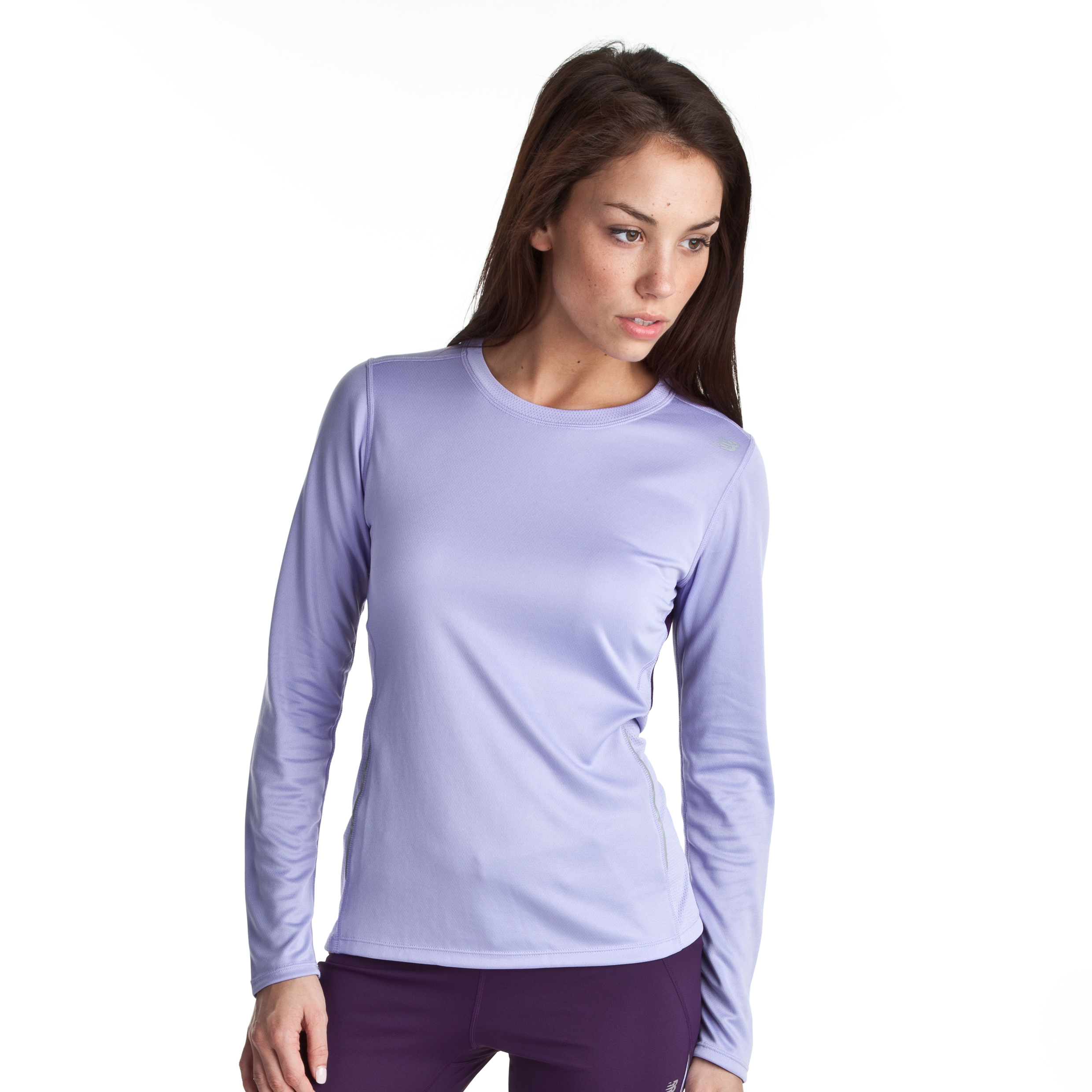 New Balance CB Tempo LS Top - Violet tulip - Womens
