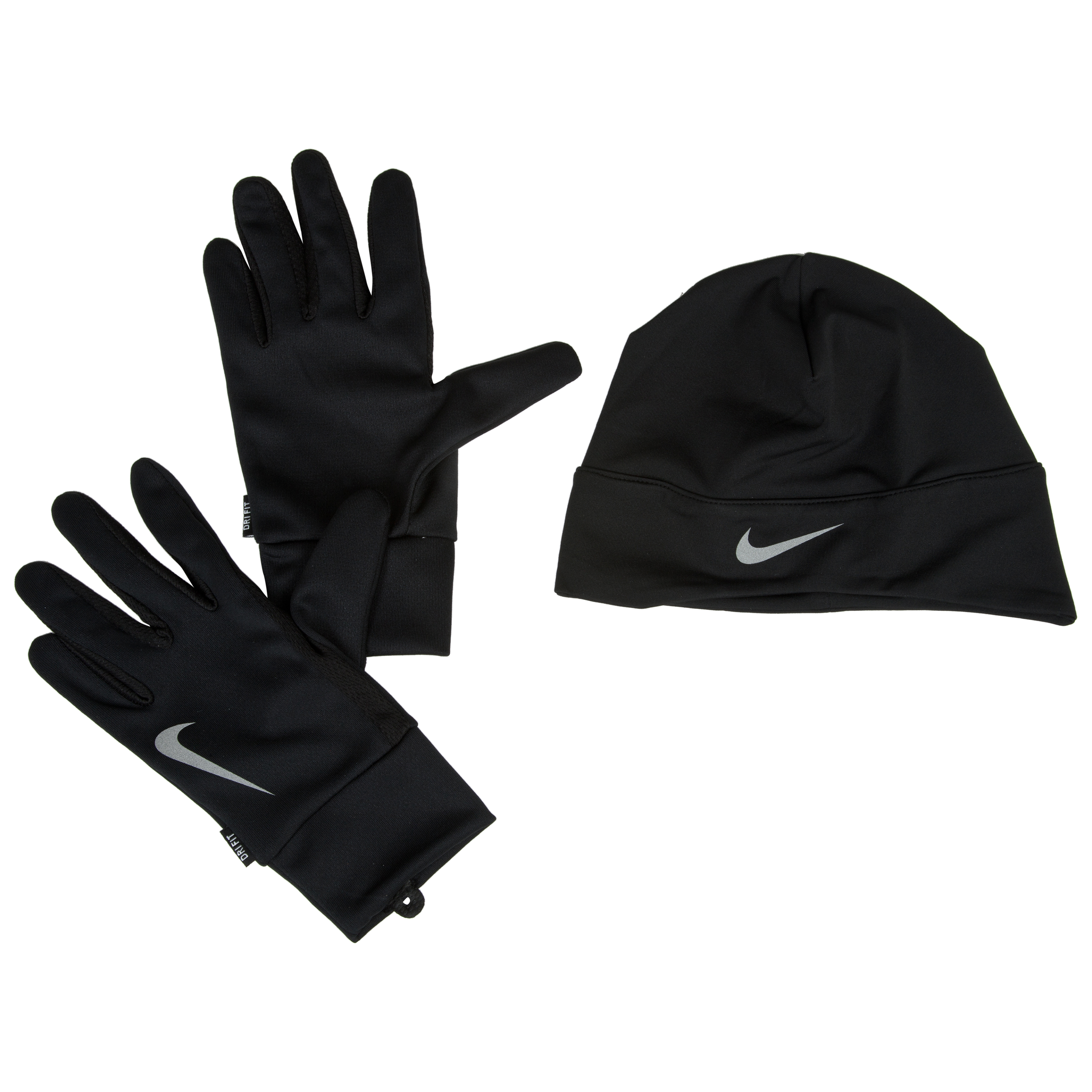 Nike Mens Running Dri-Fit Glove/Beanie Set