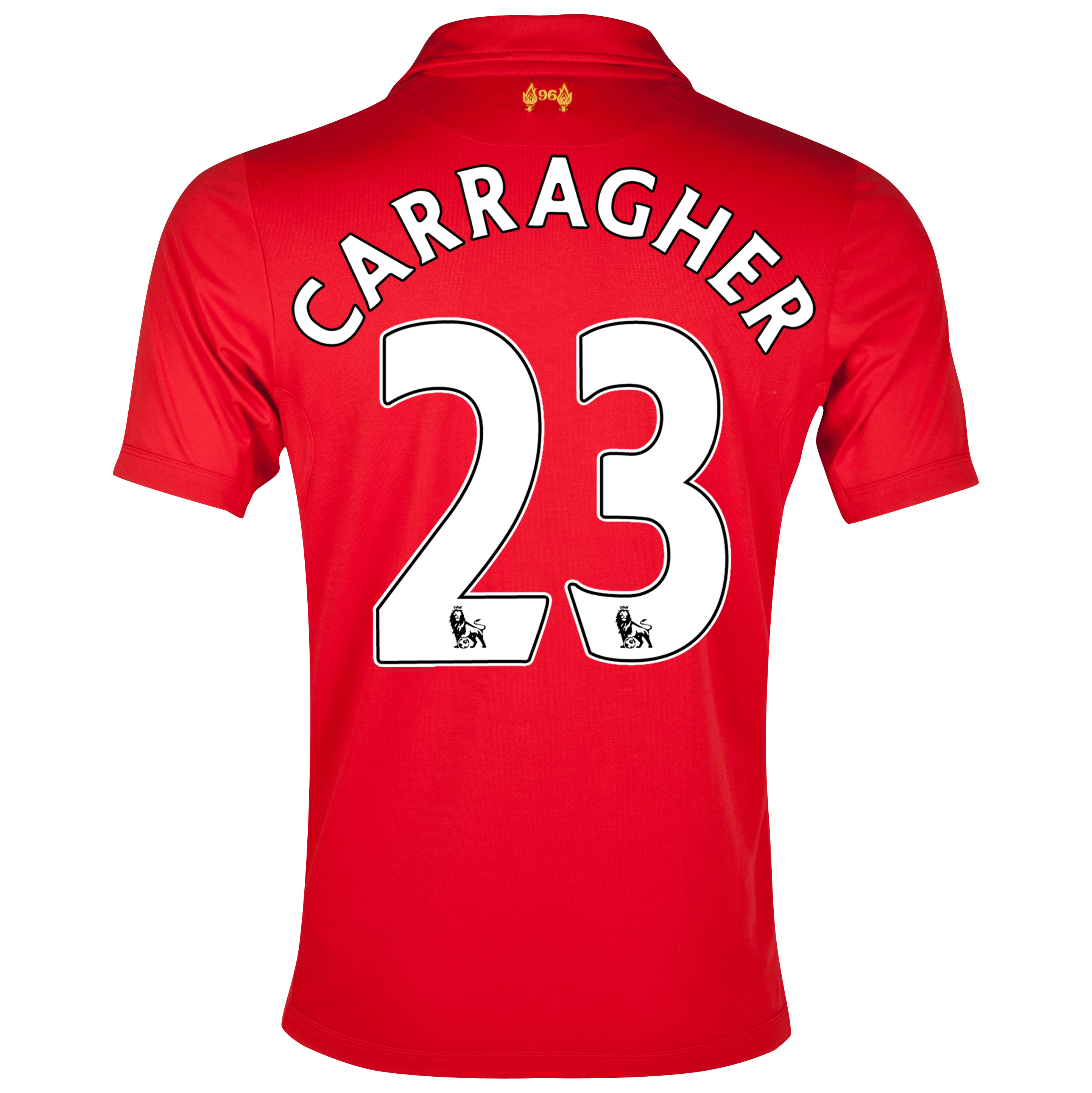 Liverpool Home Shirt 2012/13 with Carragher 23 printing