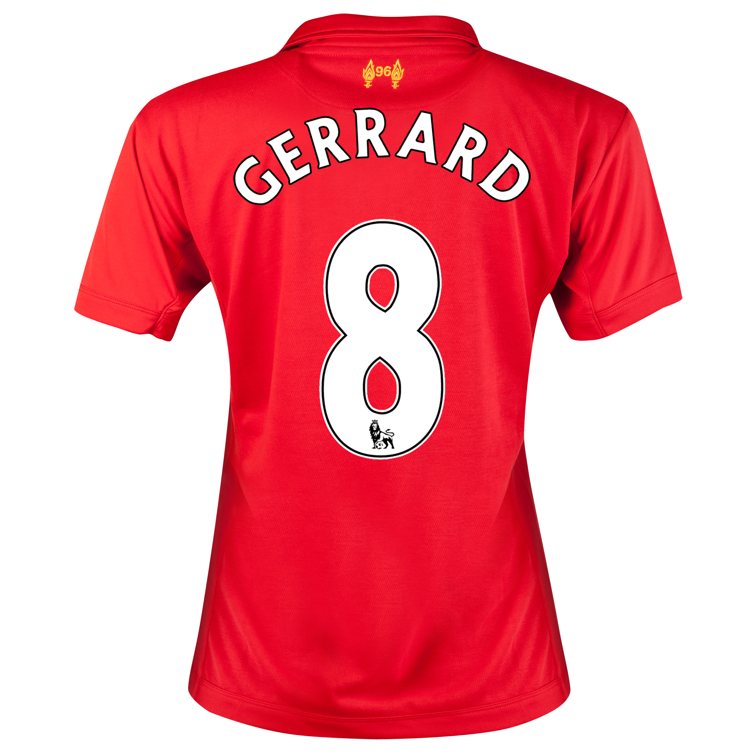 Liverpool Home Shirt 2012/13 - Womens with Gerrard 8 printing