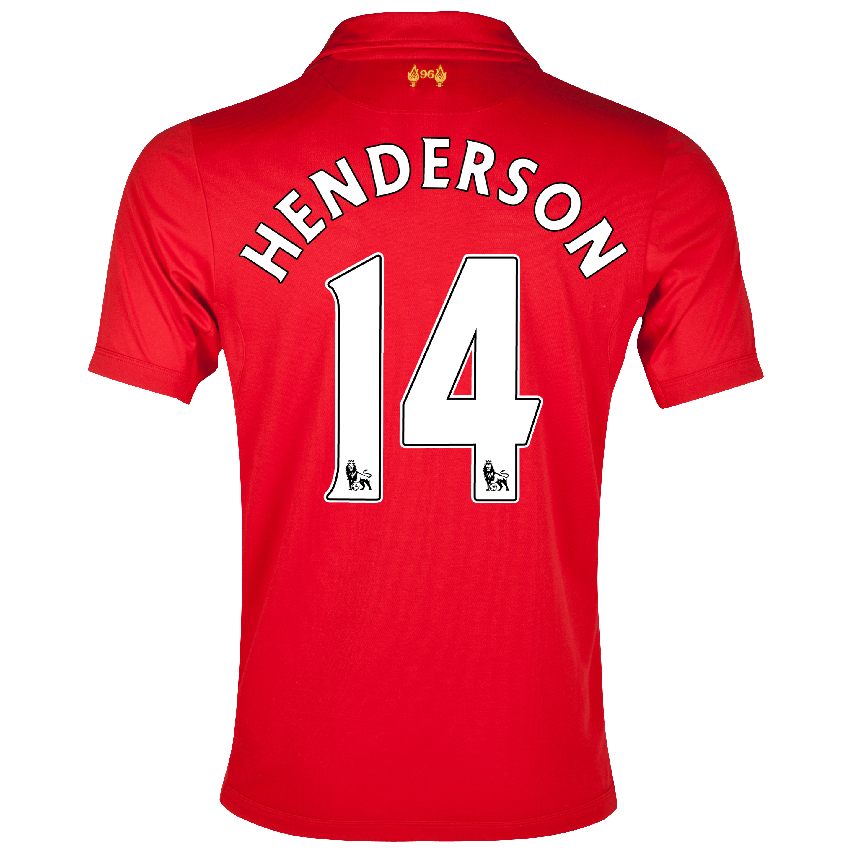Liverpool Home Shirt 2012/13 - Youths with Henderson 14 printing
