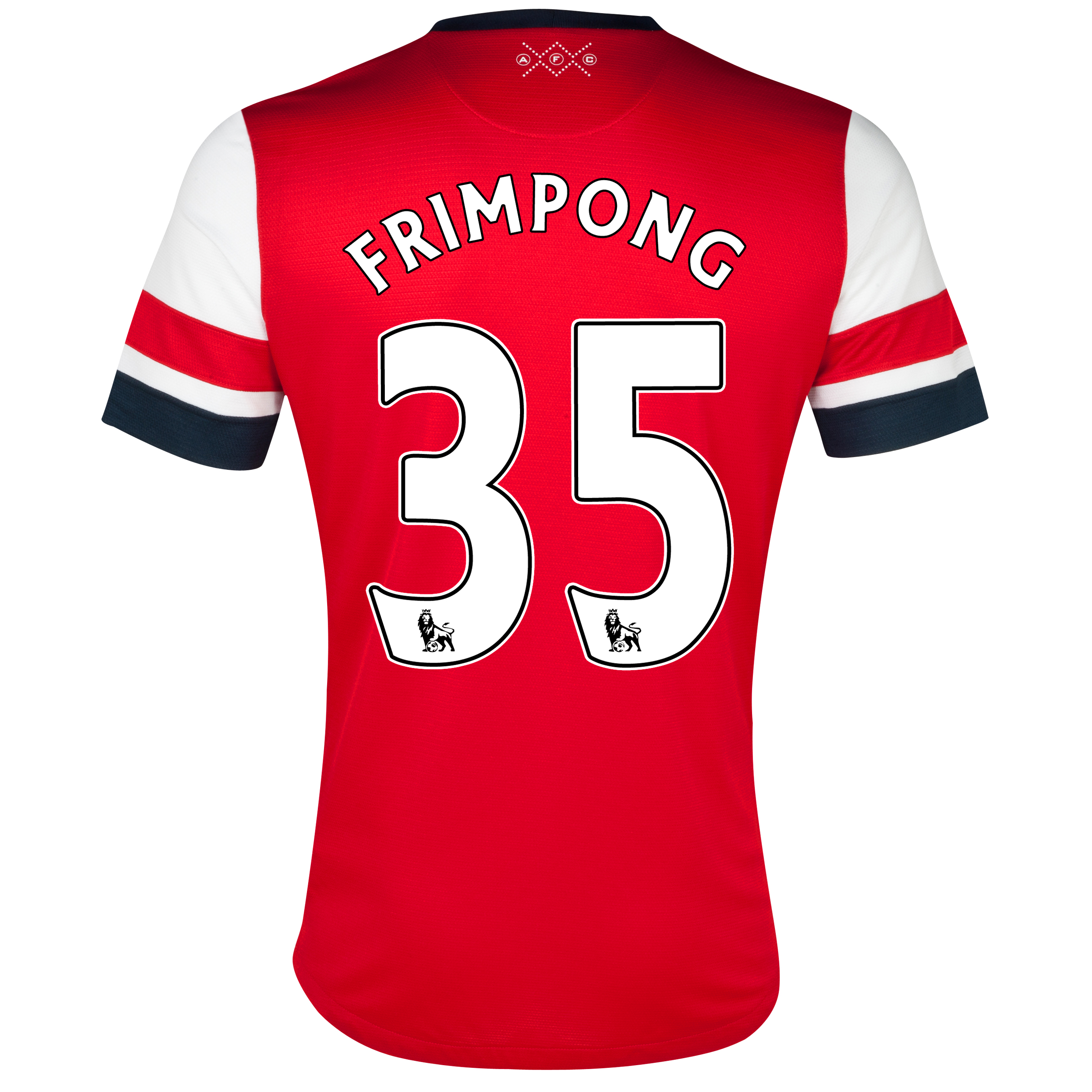 Arsenal Home Shirt  2012/13 with Frimpong 35 printing