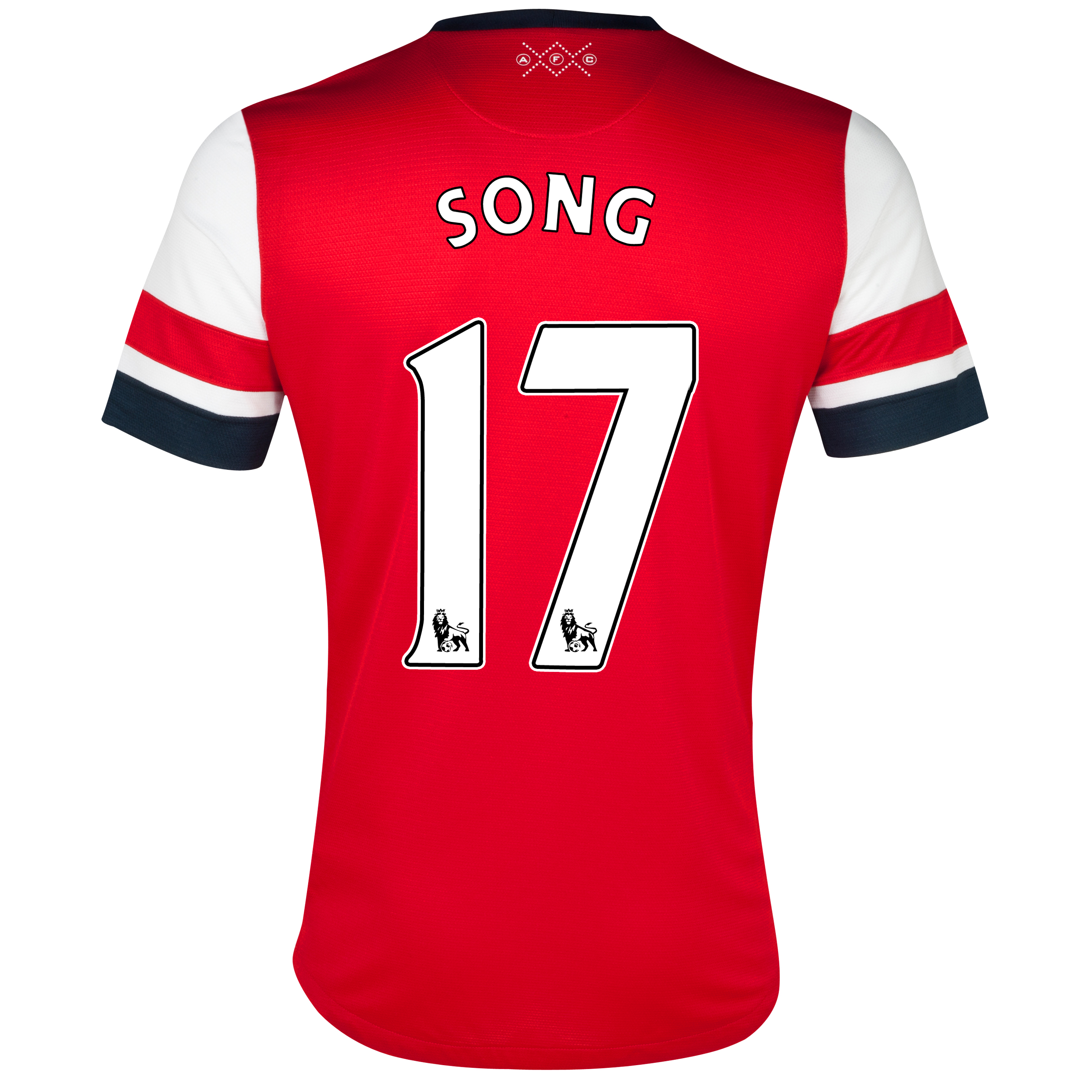 Arsenal 2012/13 Home Shirt - Womens with Song 17 printing