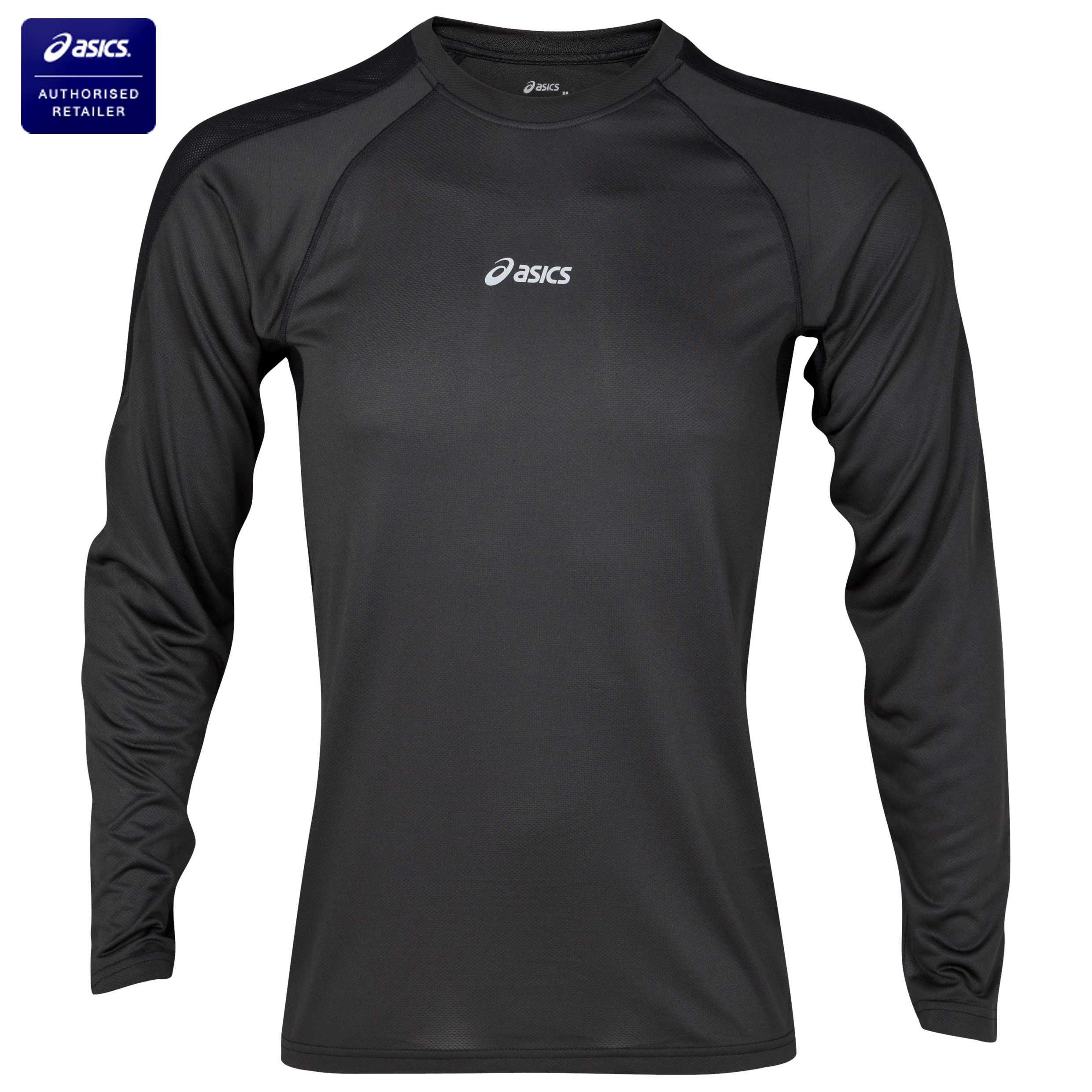 Asics Hermes Crew Top - Long Sleeve - Black
