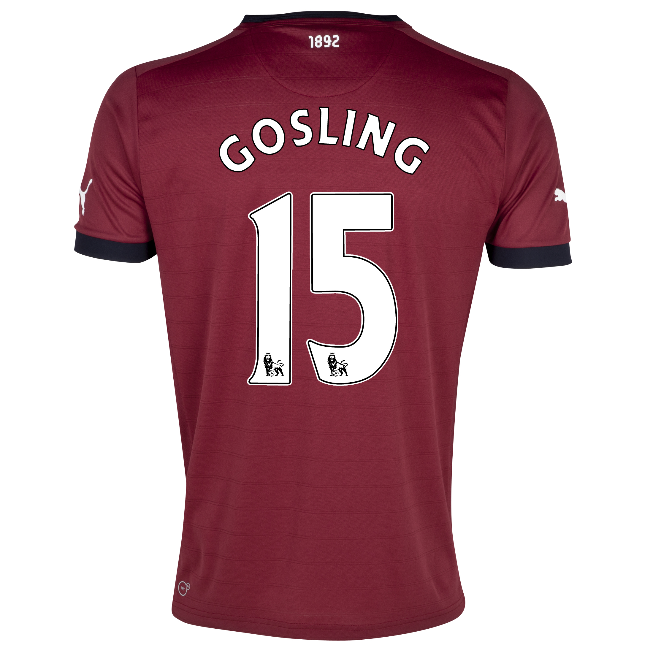 Newcastle United Away Shirt 2012/13 with Gosling 15 printing