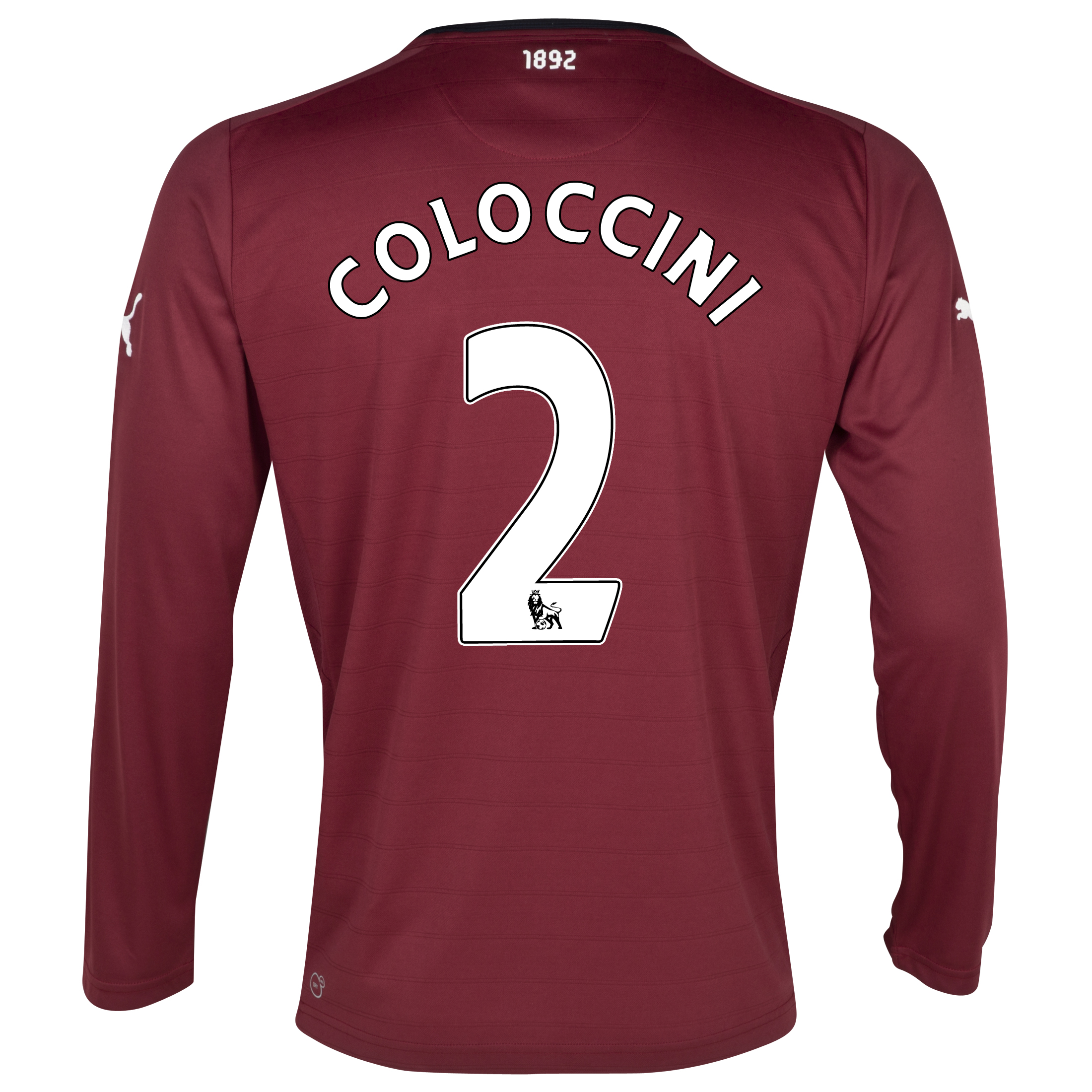 Newcastle United Away Shirt 2012/13 - Long Sleeve with Coloccini 2 printing