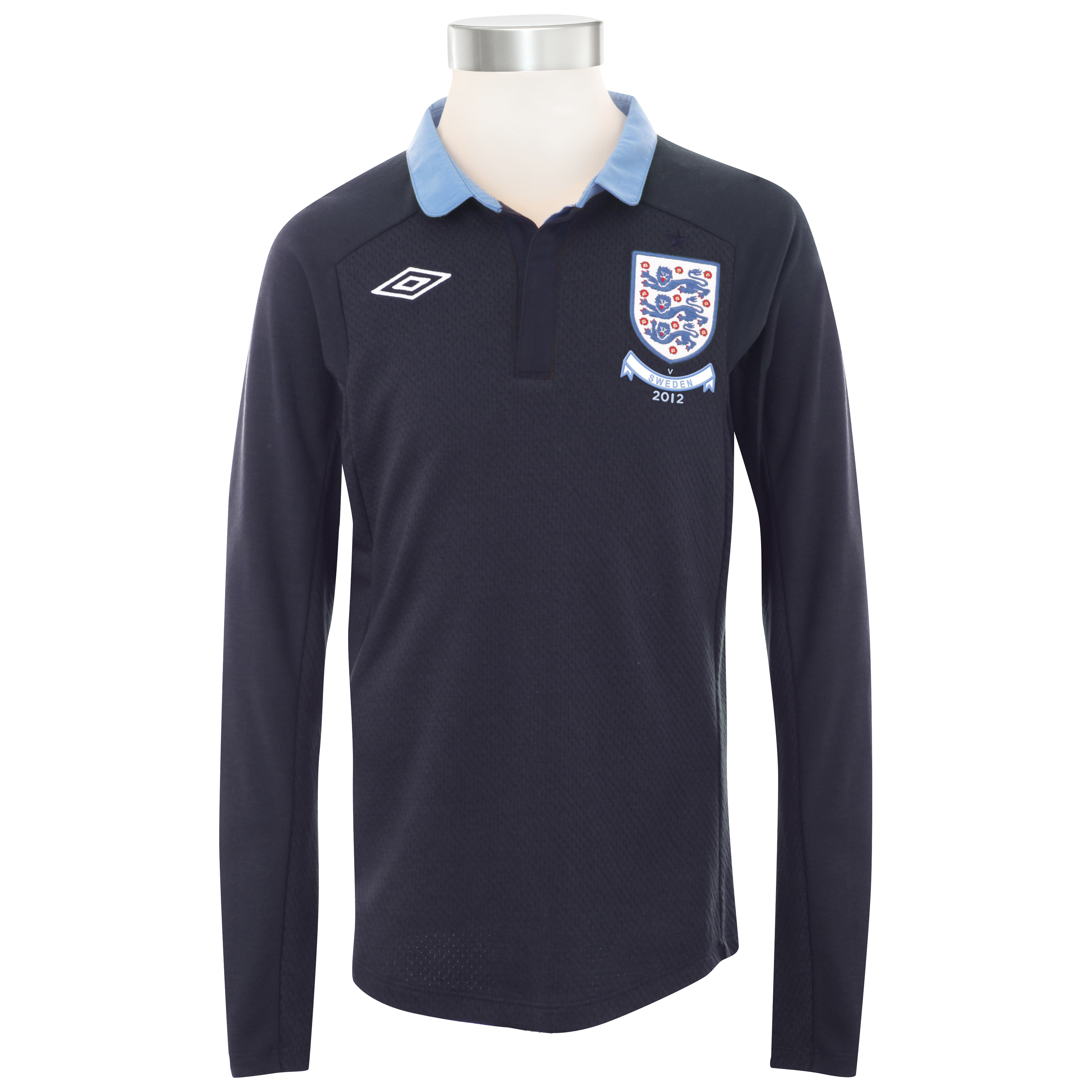 England Away Shirt 2011~12 Long Sleeve Kids Including England v Sweden Insignia
