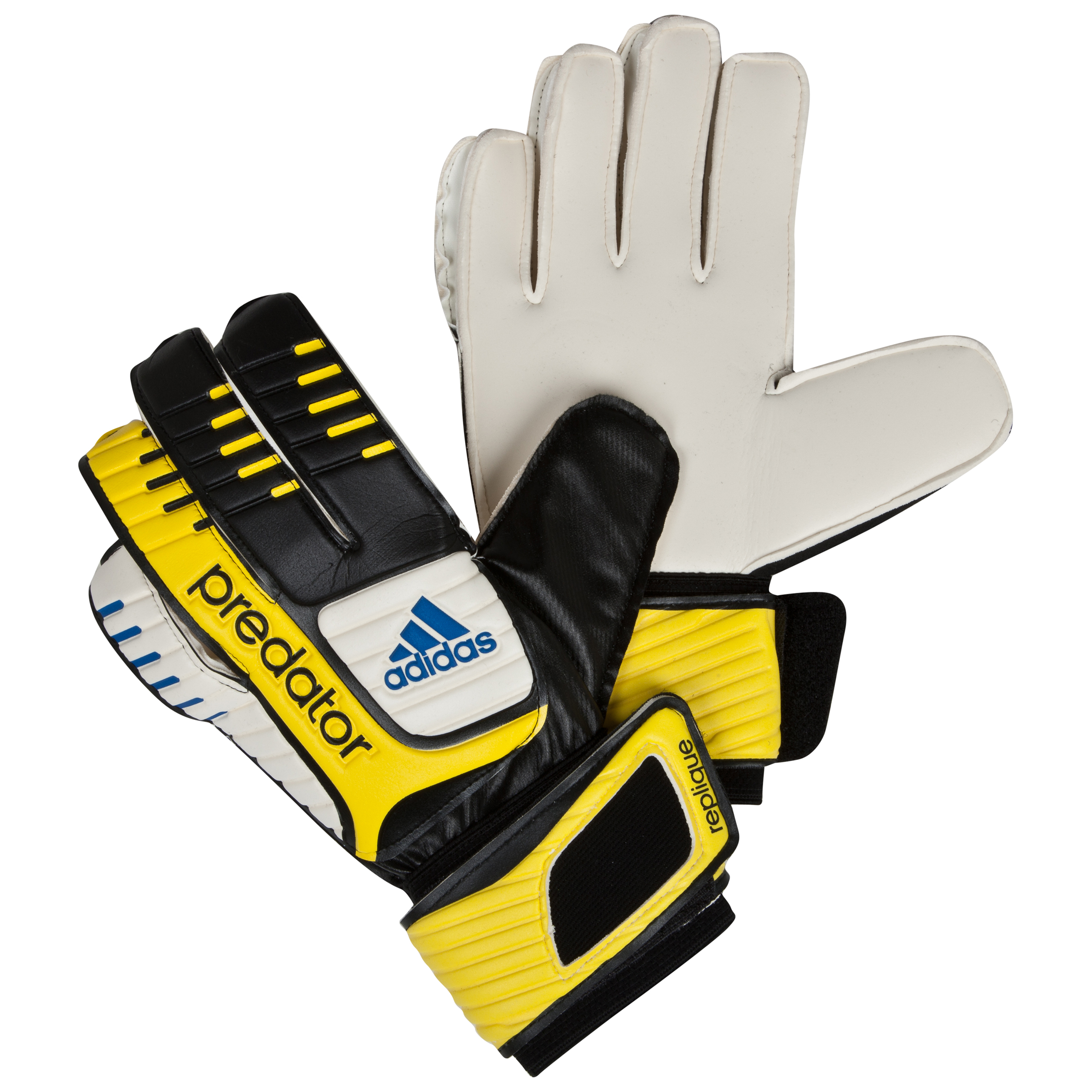 Guantes portero Predator Replique adidas - Negro/blanco/amarillo/azul