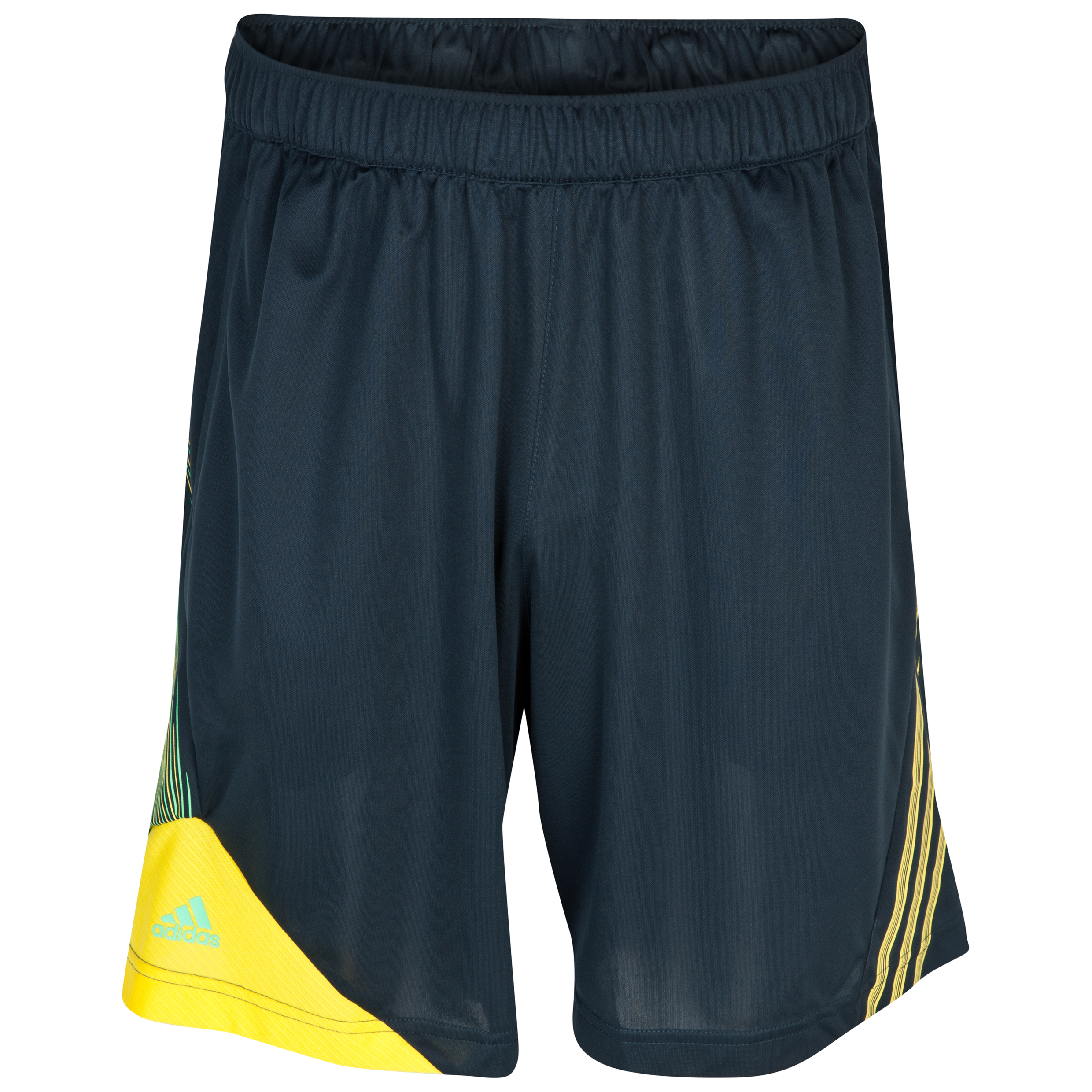 adidas F50 Training Short - Tech Onix /Vivid Yellow /Green Zest