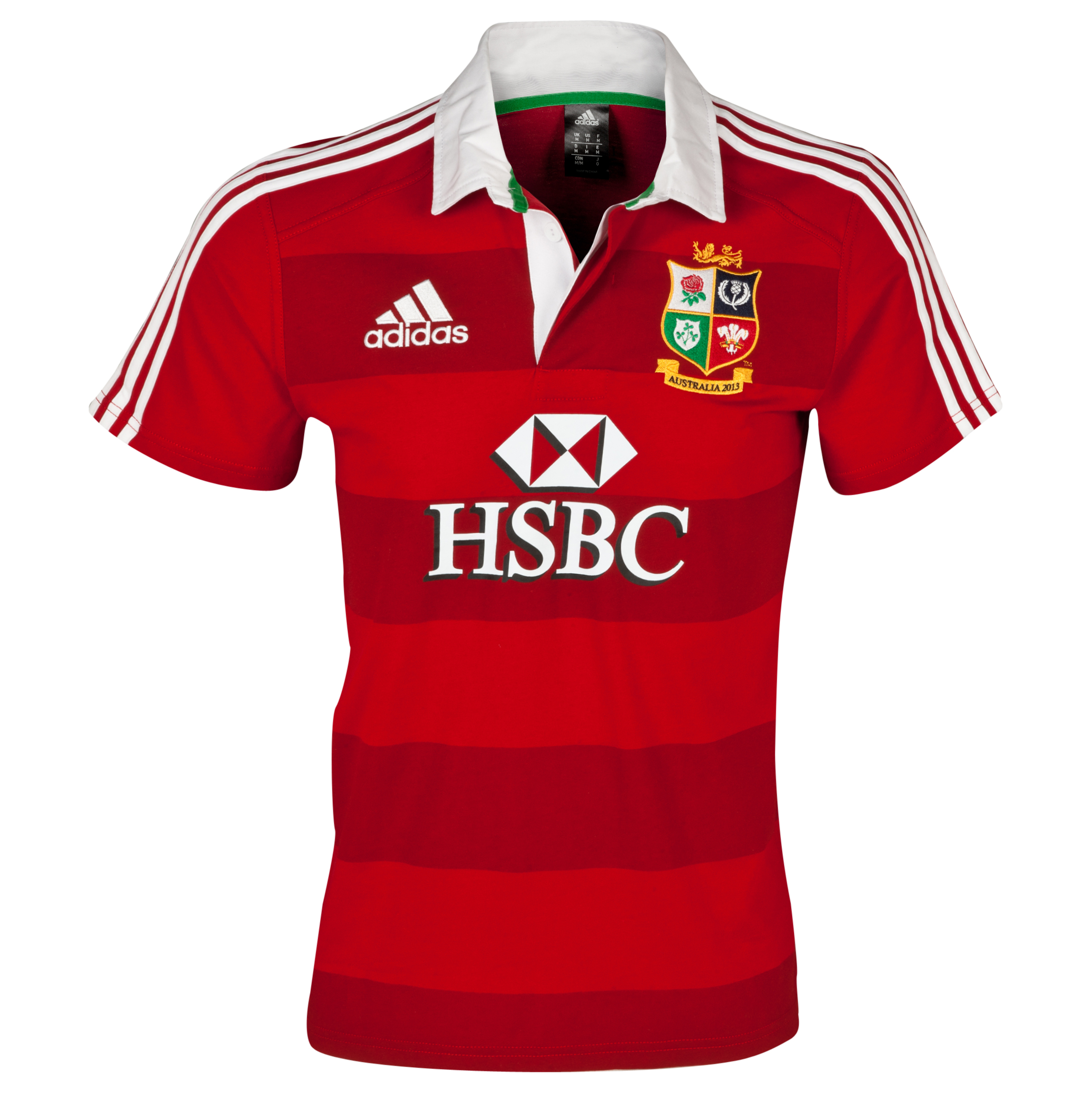 adidas British and Irish Lions Supporters Shirt - University Red/White