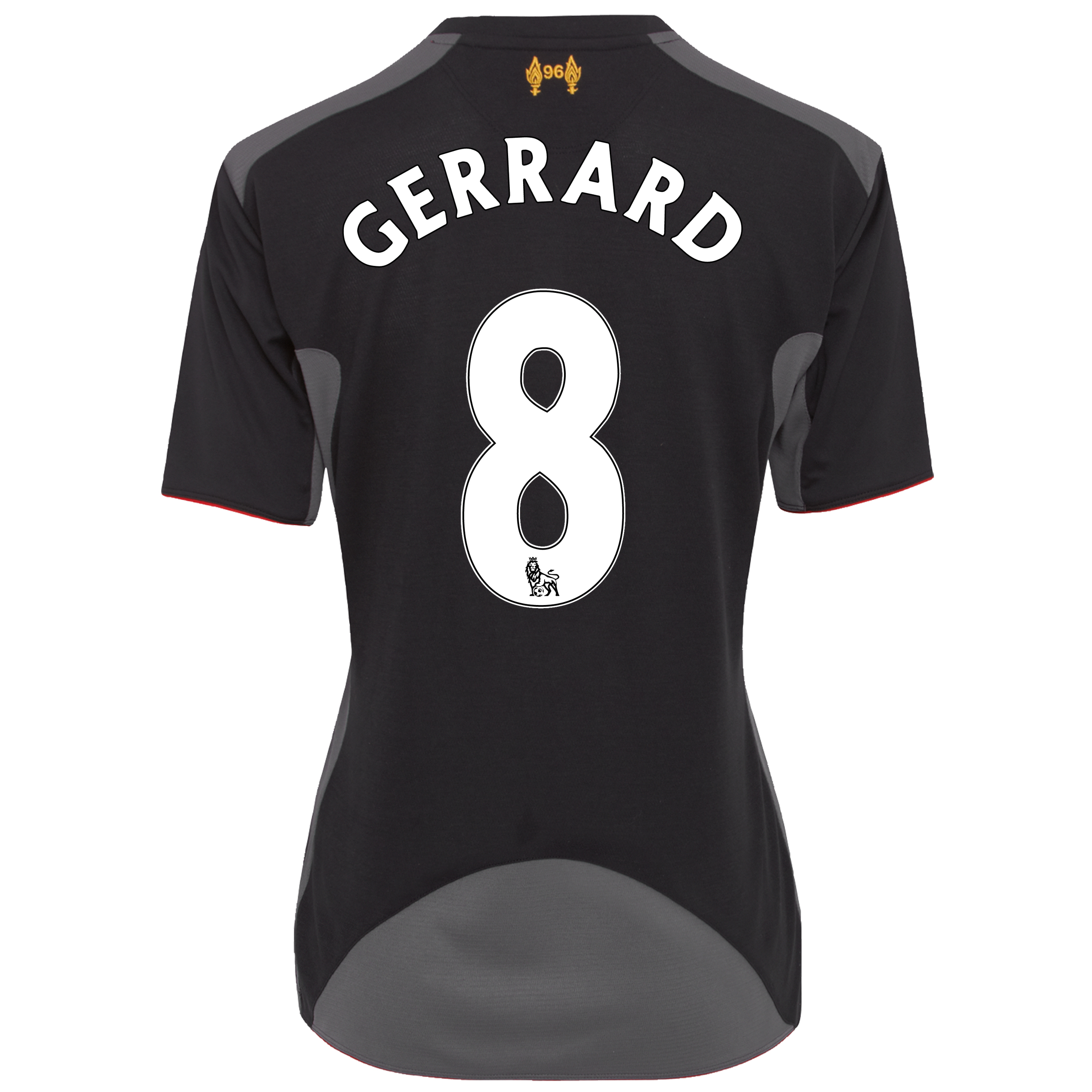Liverpool Away Shirt 2012/13 - Womens with Gerrard 8 printing