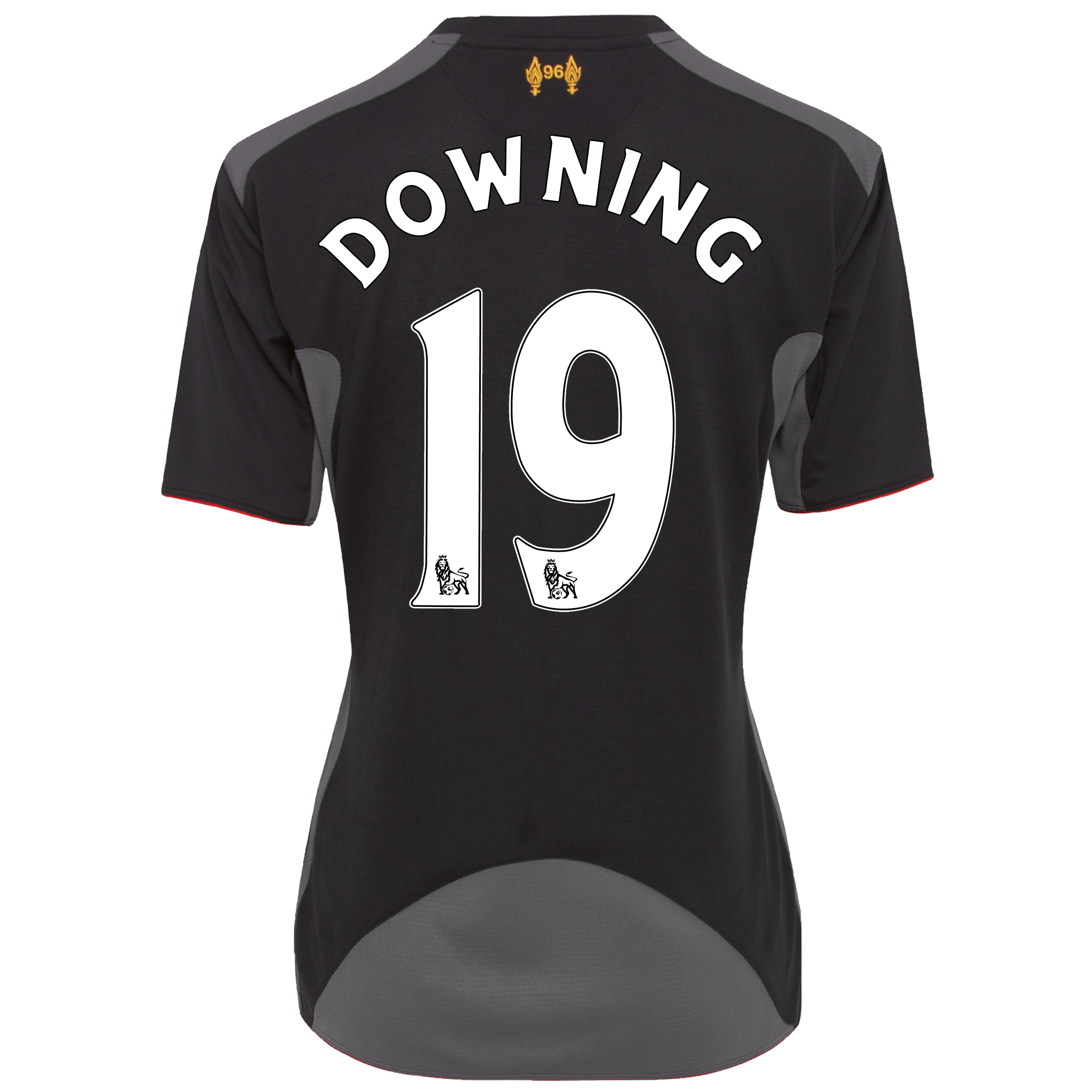 Liverpool Away Shirt 2012/13 - Womens with Downing 19 printing