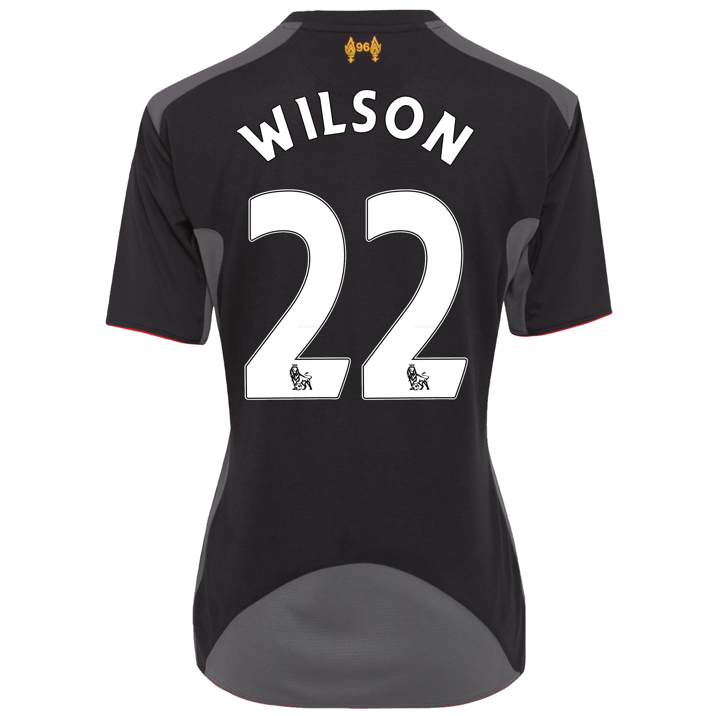 Liverpool Away Shirt 2012/13 - Womens with Wilson 22 printing