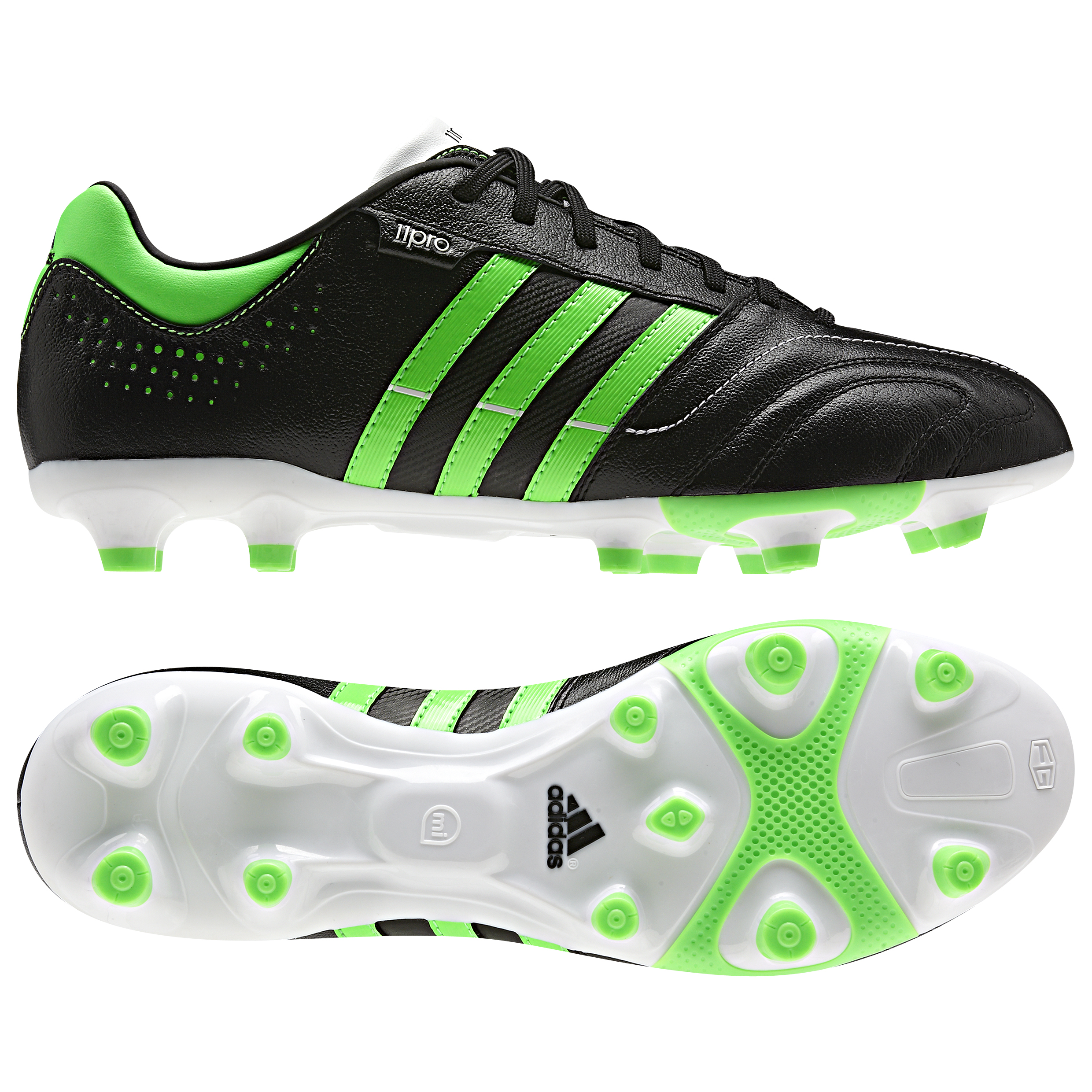 AdiPure 11Nova TRX FG Black/Green Zest/Running White
