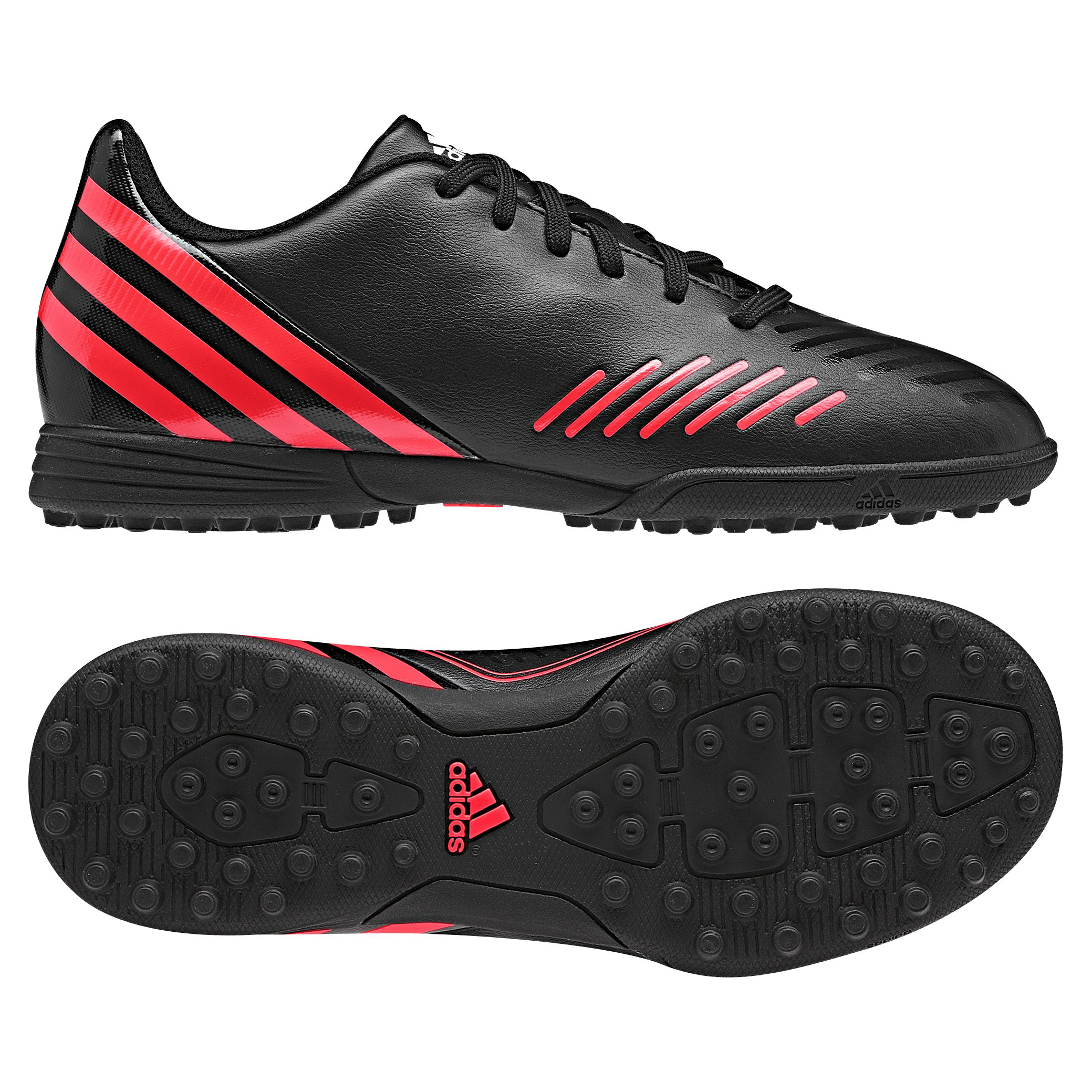 adidas Predito LZ TRX Astroturf Trainers  - Black/Pop/Running White - Kids