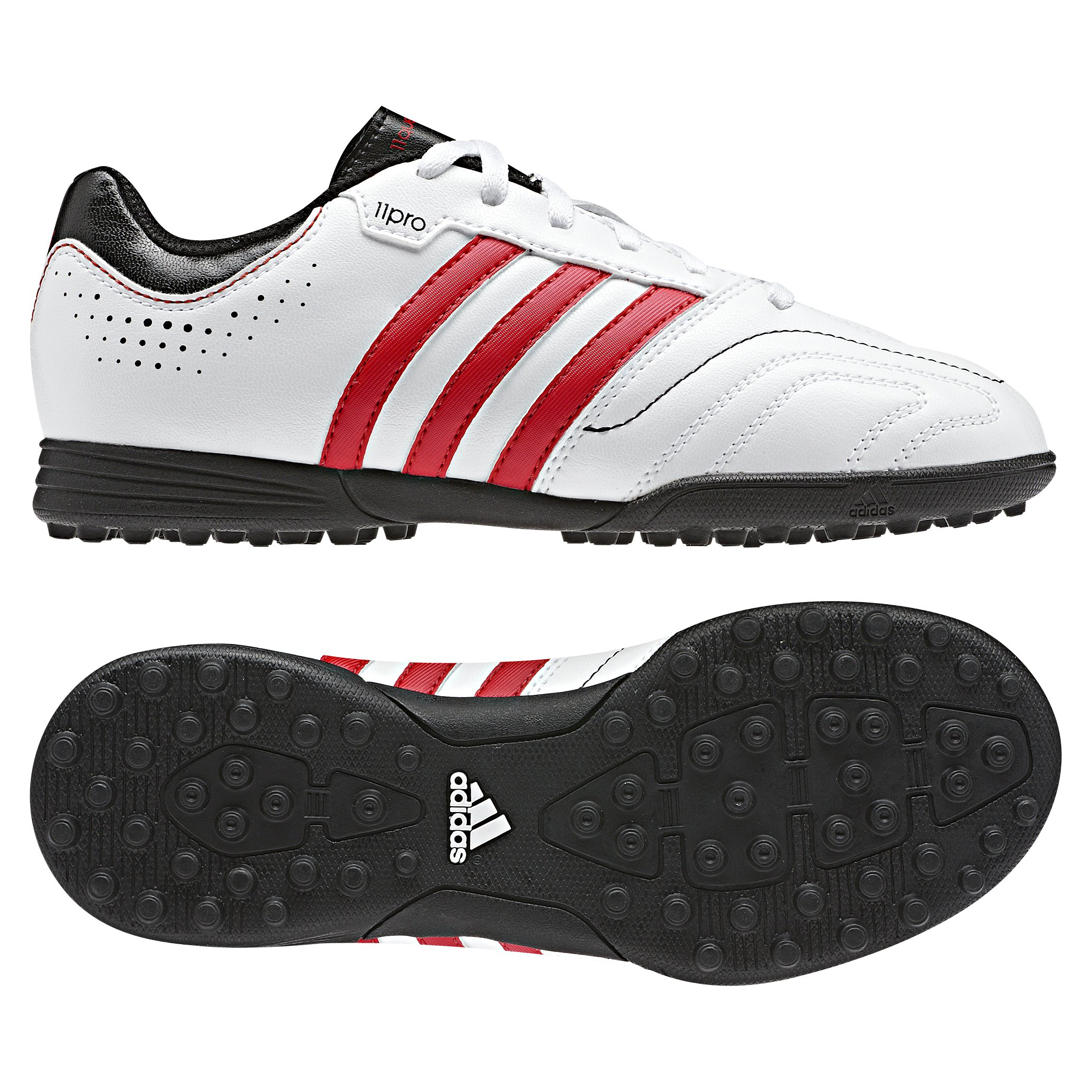 adidas 11Questra TRX Astroturf Trainers  - Kids - Running White/Vivid Red/Black