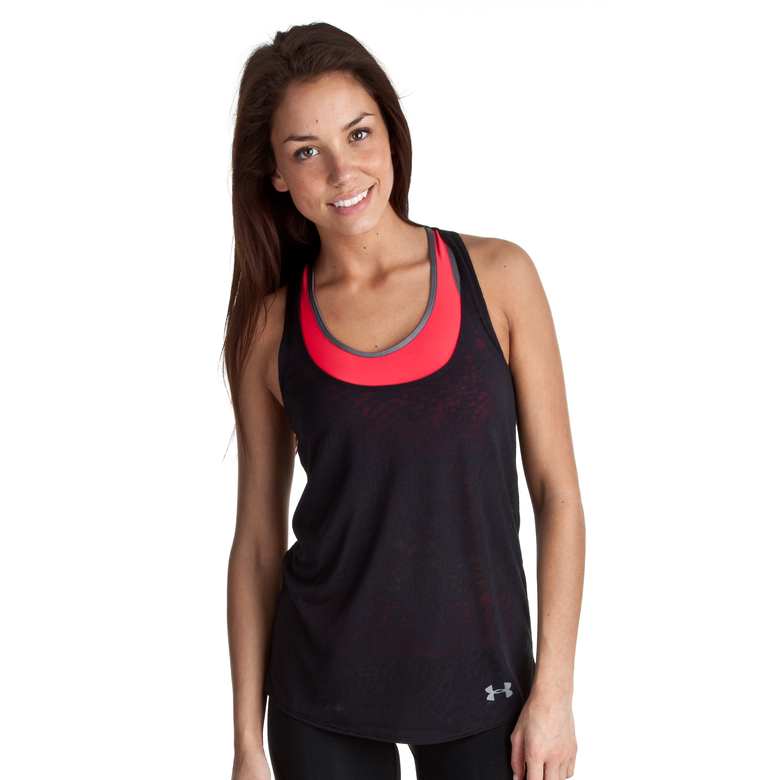 Under Armour Achieve Tank - Black/Steel - Womens