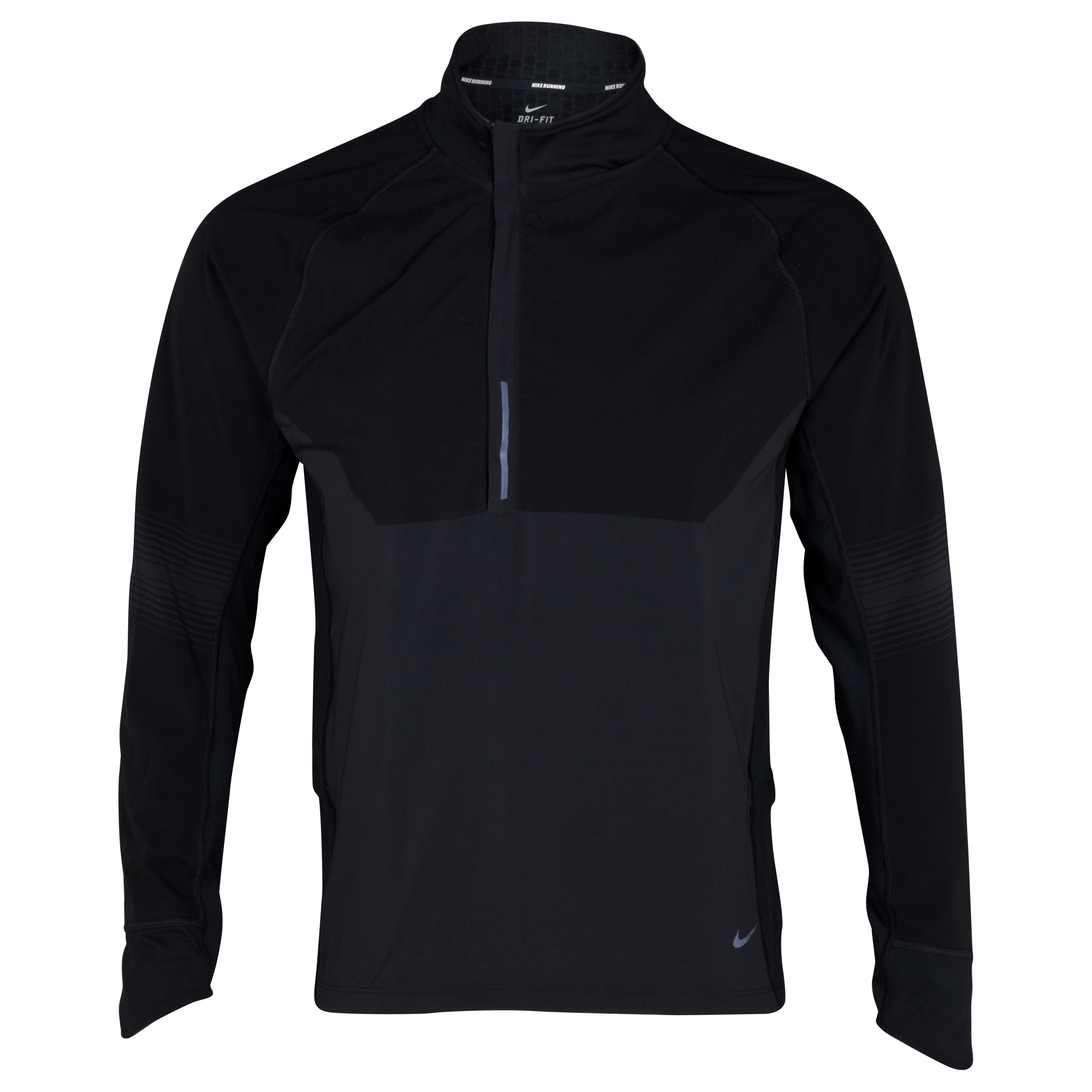 Nike Sphere Dry 1/2 Zip Top - Black/Black