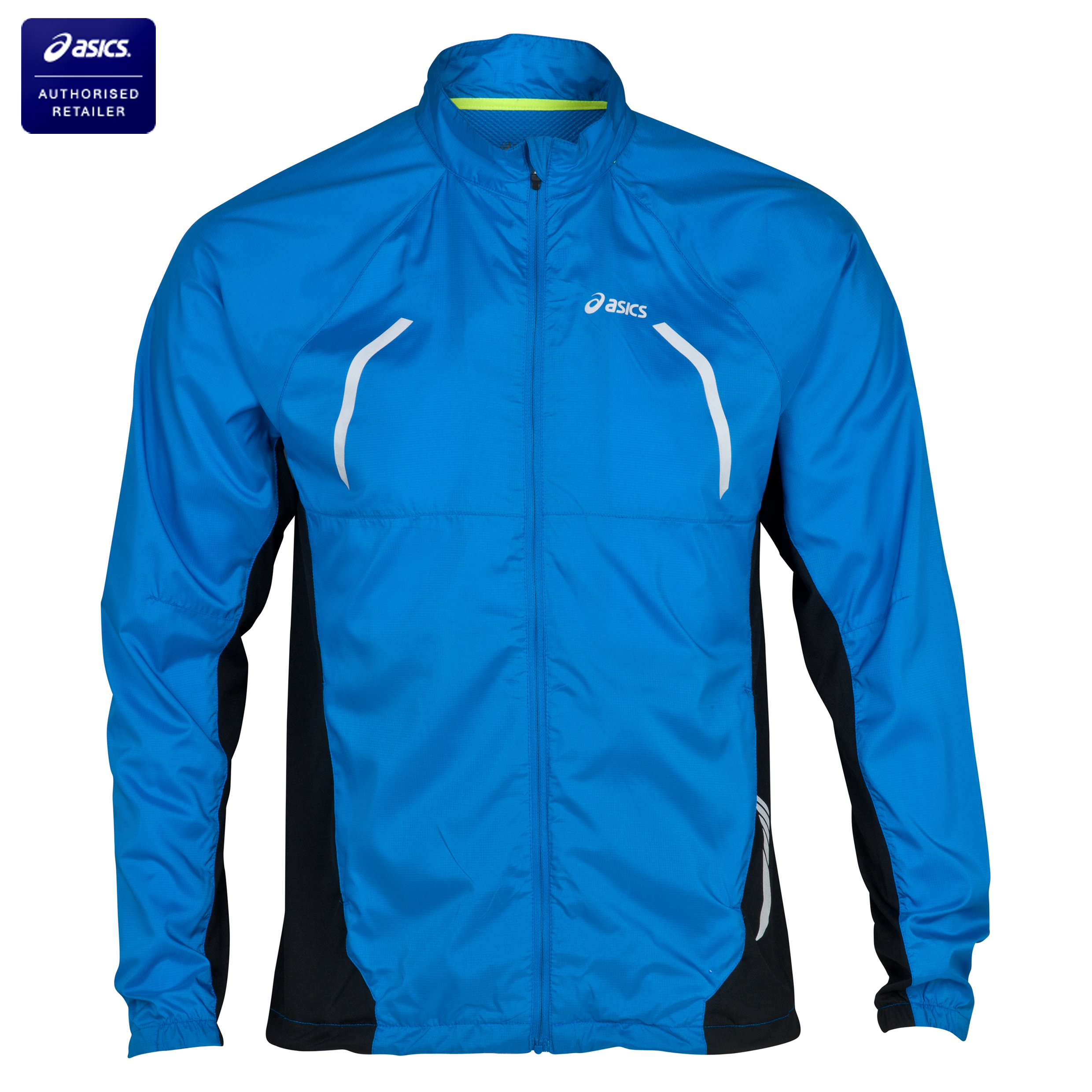Asics Woven/Knit Lightweight Running Jacket - Skydiver Blue